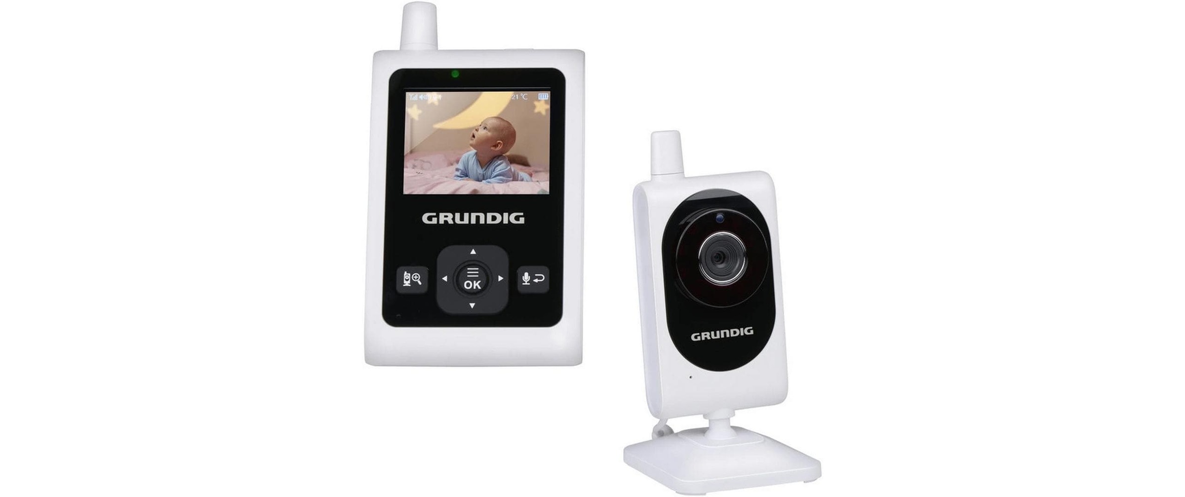 Grundig Video-Babyphone "Babyphone Video 2,4""