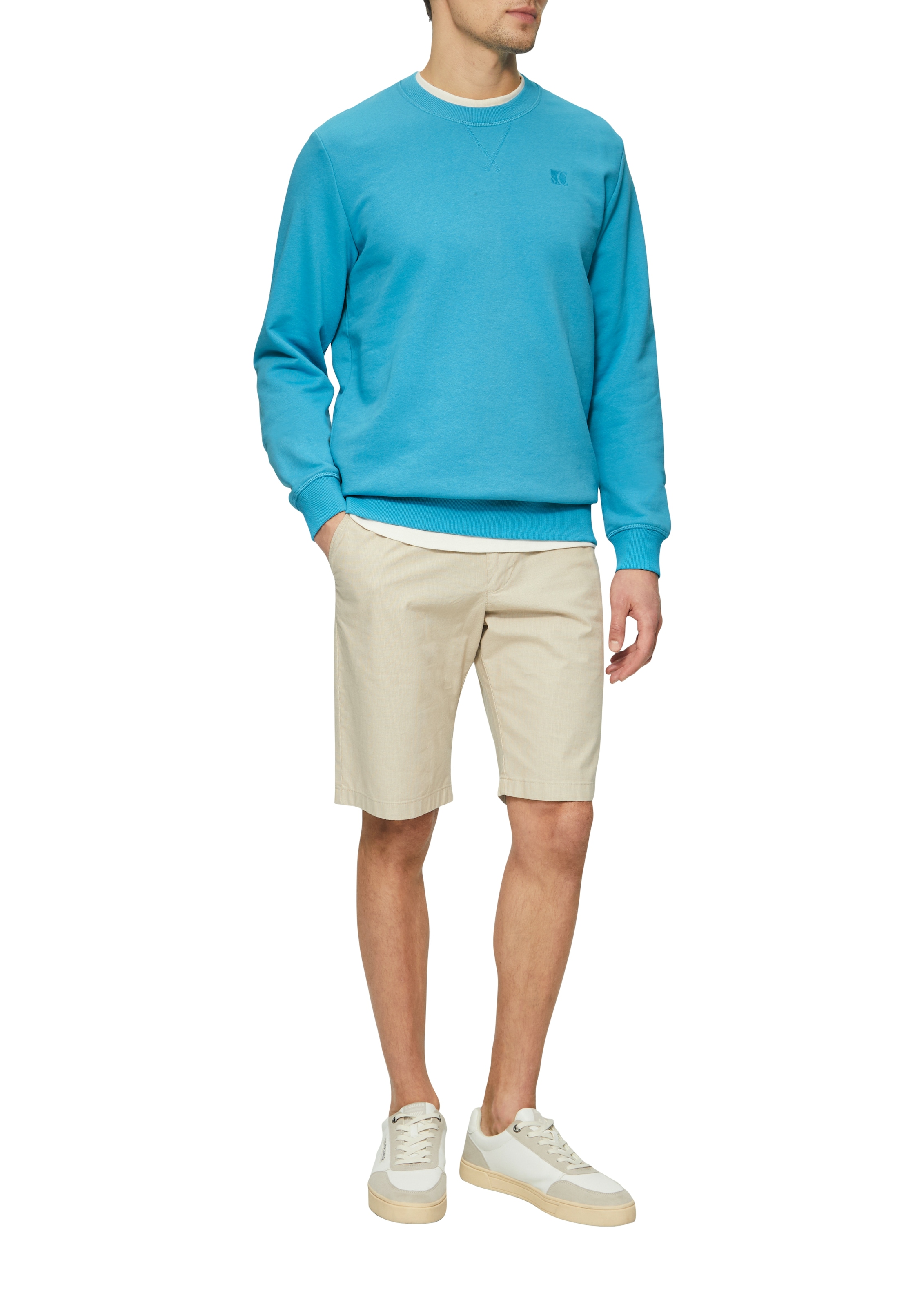 s.Oliver Sweatshirt, mit Logo Stickerei
