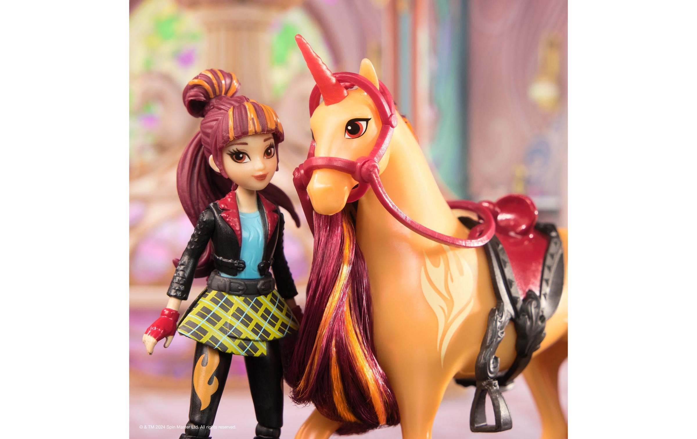 Anziehpuppe »Spinmaster Unicorn Academy Valentina Doll & Cinder Unicorn«
