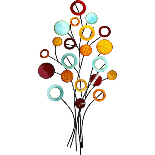 GILDE Wanddekoobjekt »Wandrelief Lebensbaum schlank«, Wanddeko, aus Metall,  dekorativ im Esszimmer & Wohnzimmer online shoppen | Jelmoli-Versand
