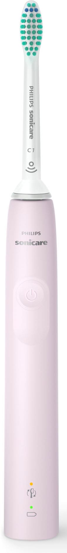 Philips Sonicare Elektrische Zahnbürste »Series 3100 HX3673«, 1 St. Aufsteckbürsten, mit Schalltechnologie, 4-Quadranten-Timer und 2-Minuten-Timer