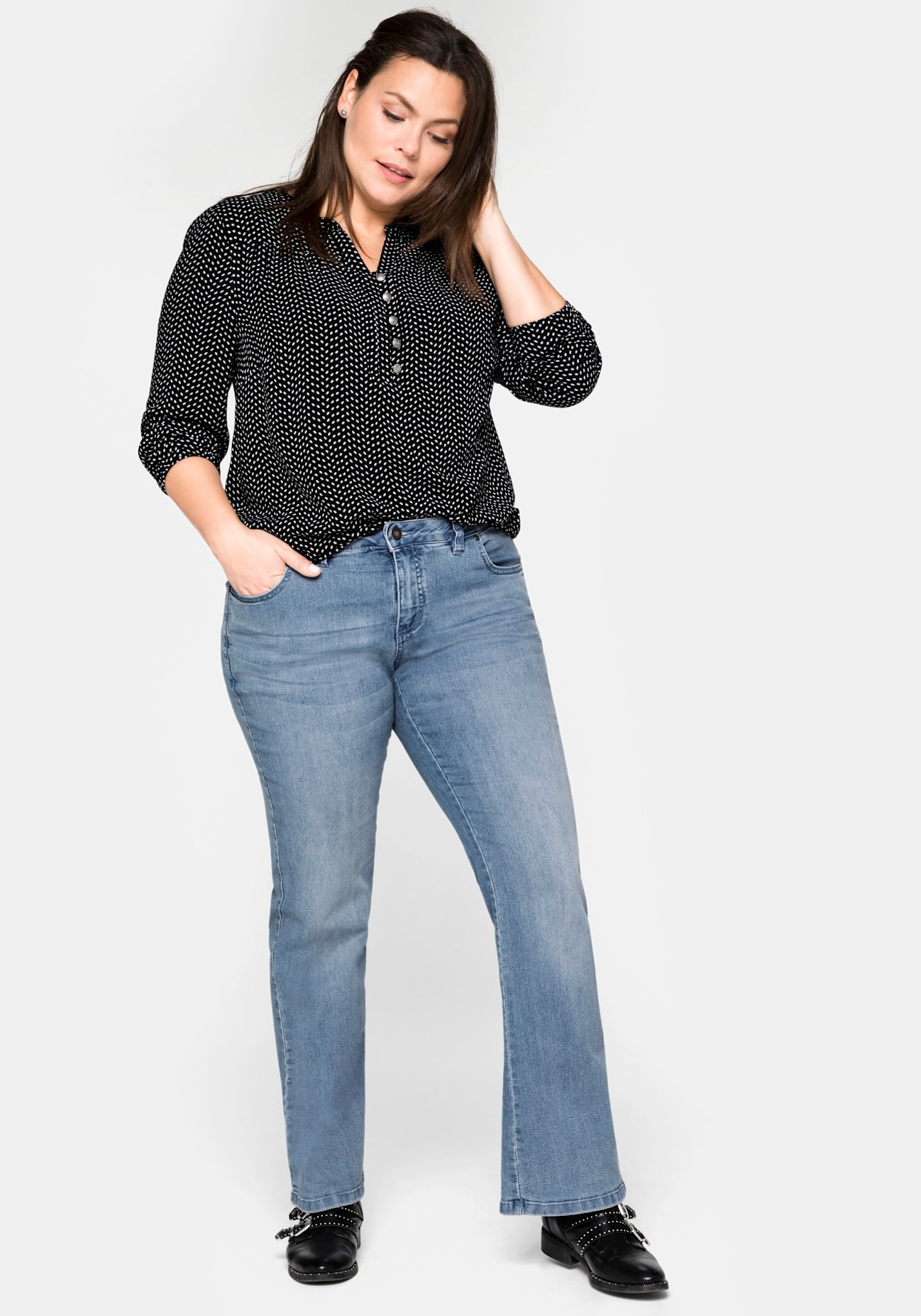 Sheego Bequeme Jeans, (1 tlg.)