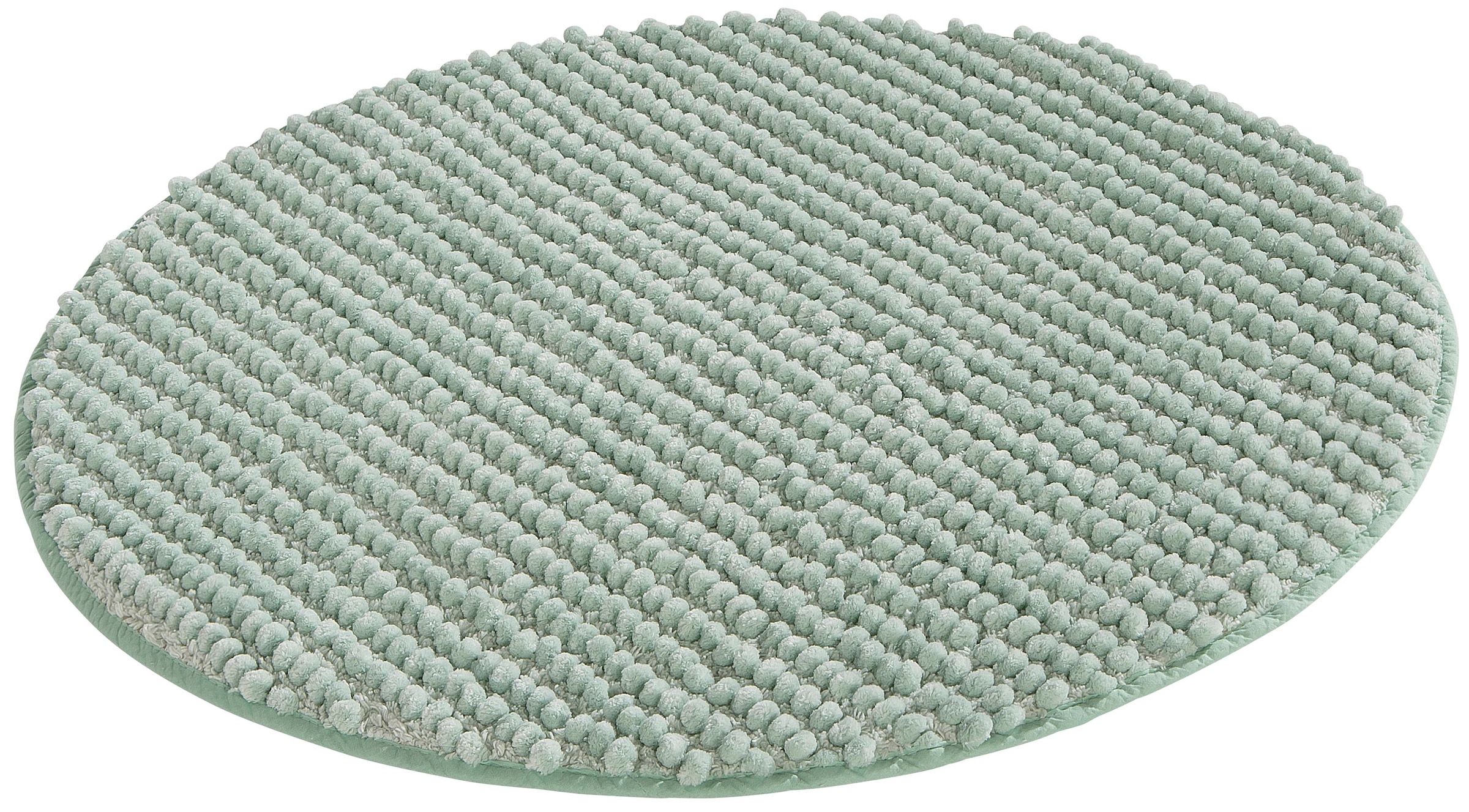my home Badematte »Renat, Badvorleger, Badezimmer Teppich, Scandi«, fussbodenheizungsgeeignet-schnell trocknend-strapazierfähig, Badteppich, Badgarnitur, Chenille-Optik, auch als 3 tlg. Set