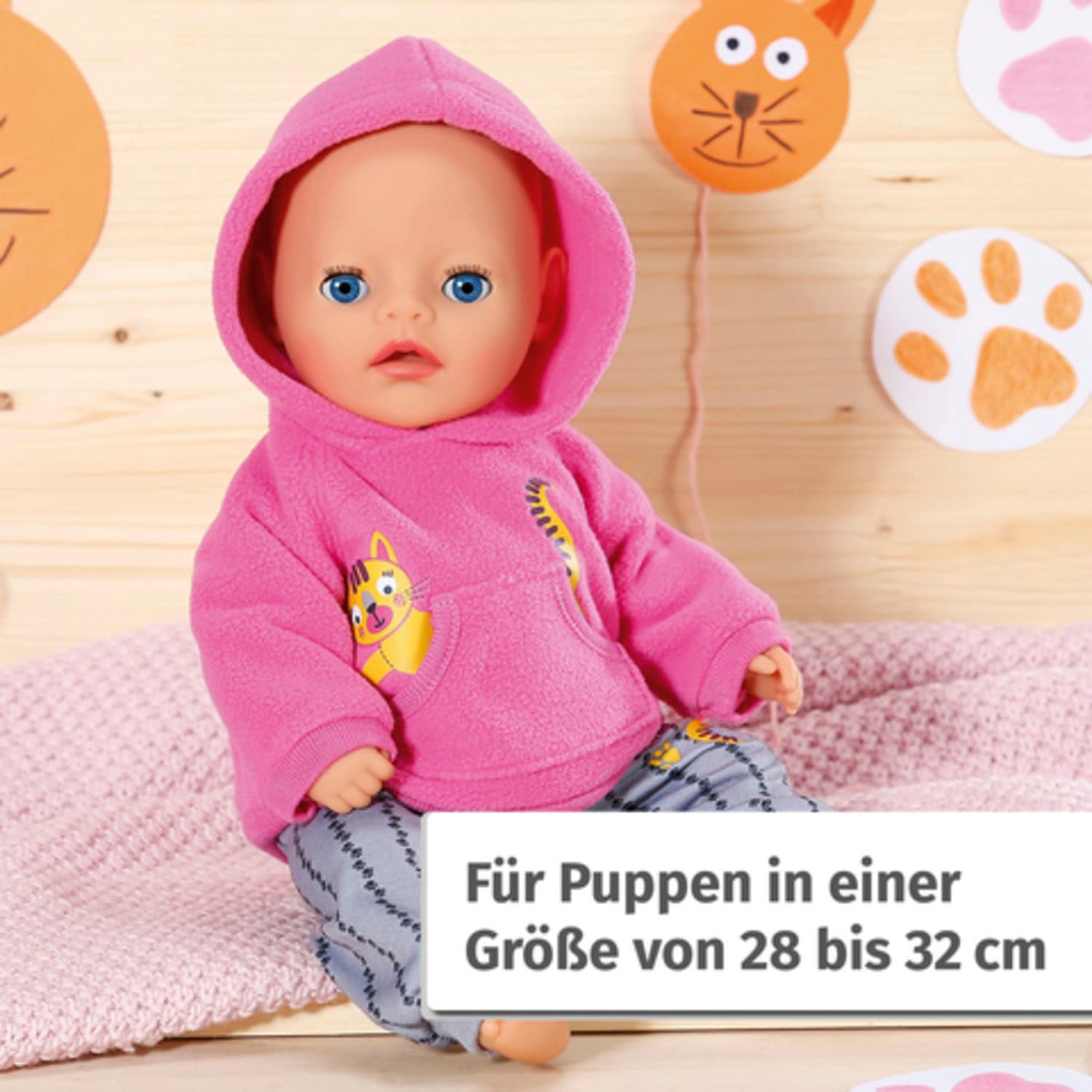 Zapf Creation® Puppenkleidung »Sport-Outfit, pink Katze, 36 cm«