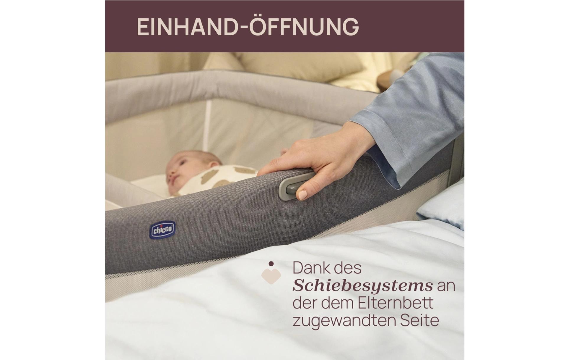 Chicco Beistellbett »Next2Me Twins Magnet«