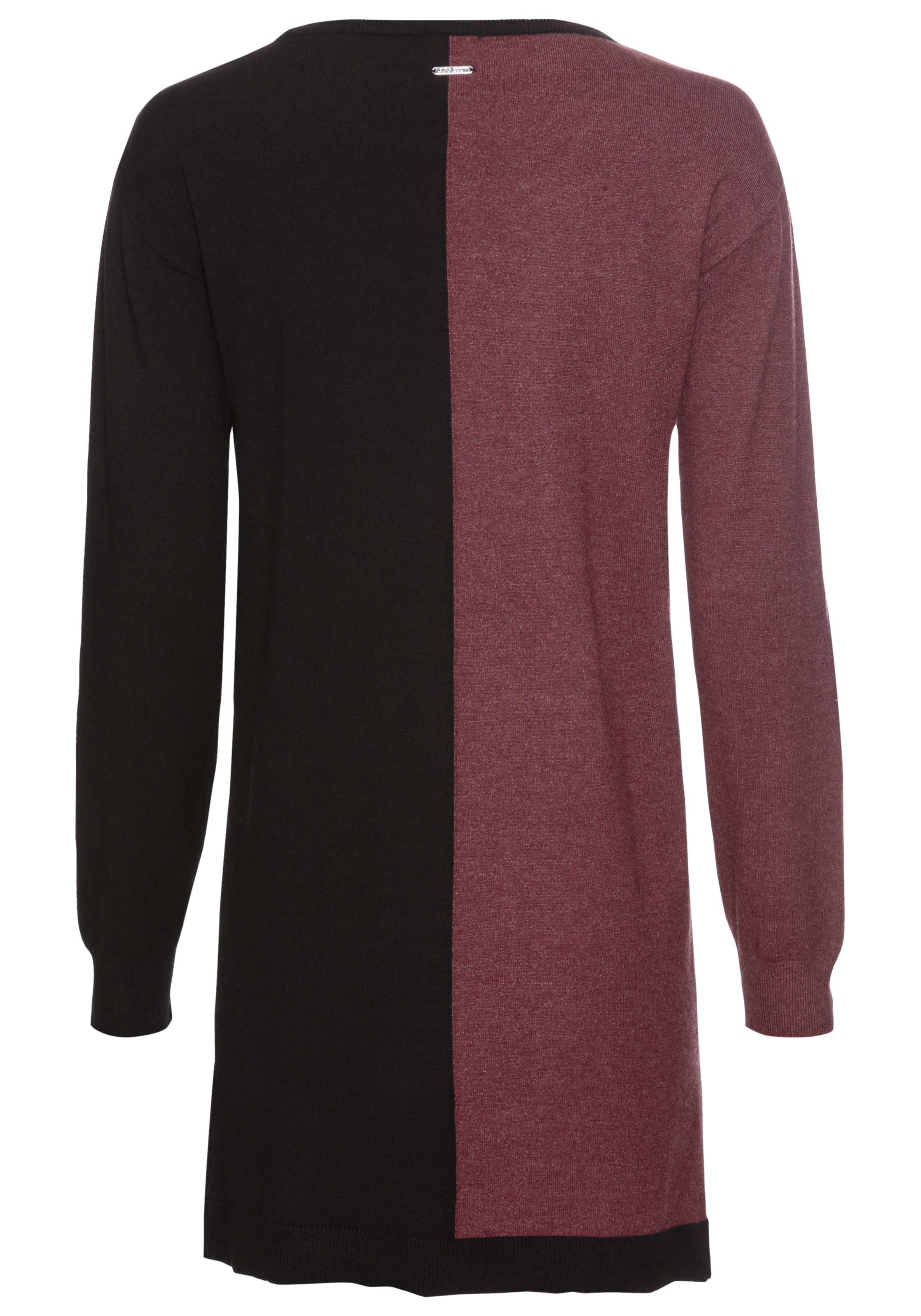 Laura Scott Strickkleid, mit zweifarbigem Design