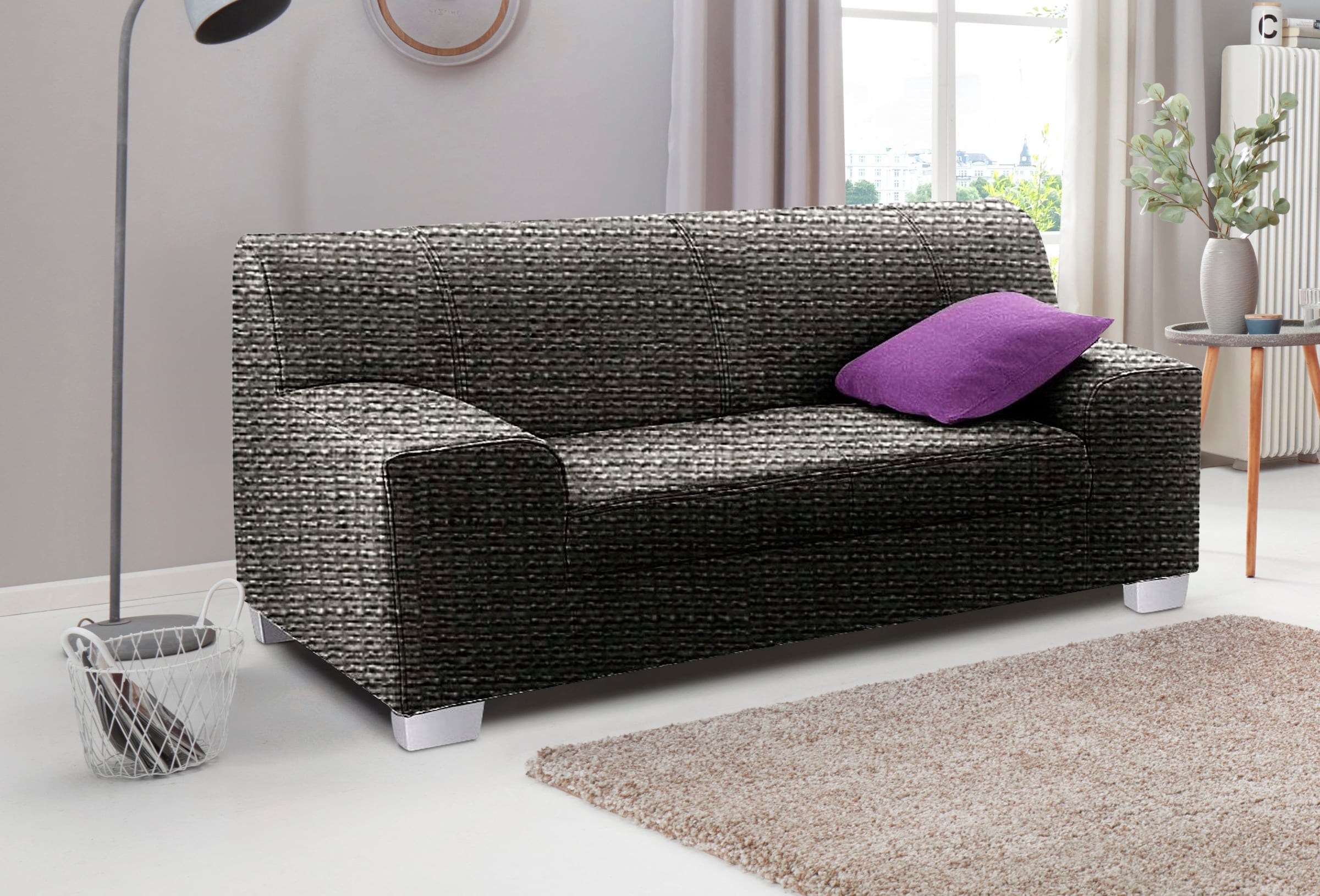 DOMO collection 2-Sitzer »Amando zeitlos und modern, komfortabel,«, in vielen Bezugsvarianten, auch in Leder