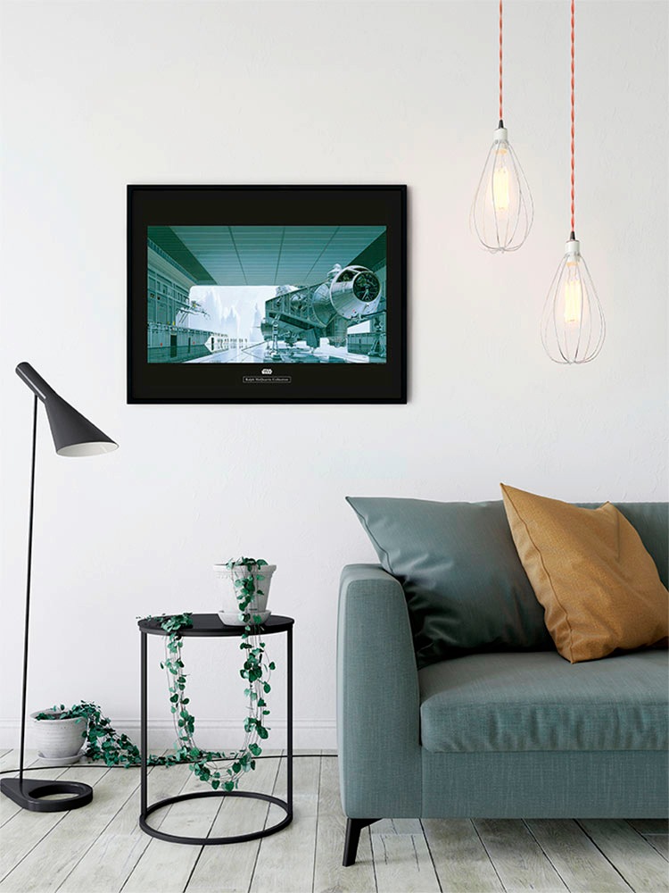 Komar Bild »Star Wars Classic RMQ Hangar Shuttle«, Star Wars, (1 St.), Wandbild zur Dekoration im Kinderzimmer - ohne Rahmen