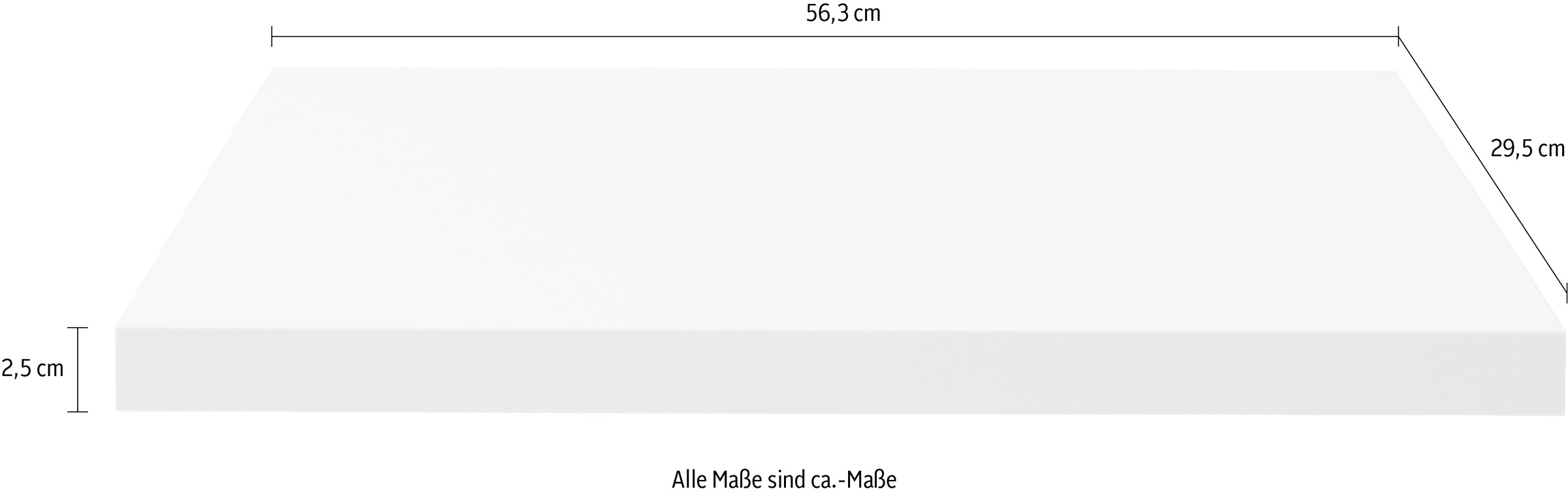 Müller SMALL LIVING Einlegeboden »FLAI FLAI | (1 shoppen unteren St.), Jelmoli-Versand für online Home-Office Fachboden FLA163«, Fachboden Schrank