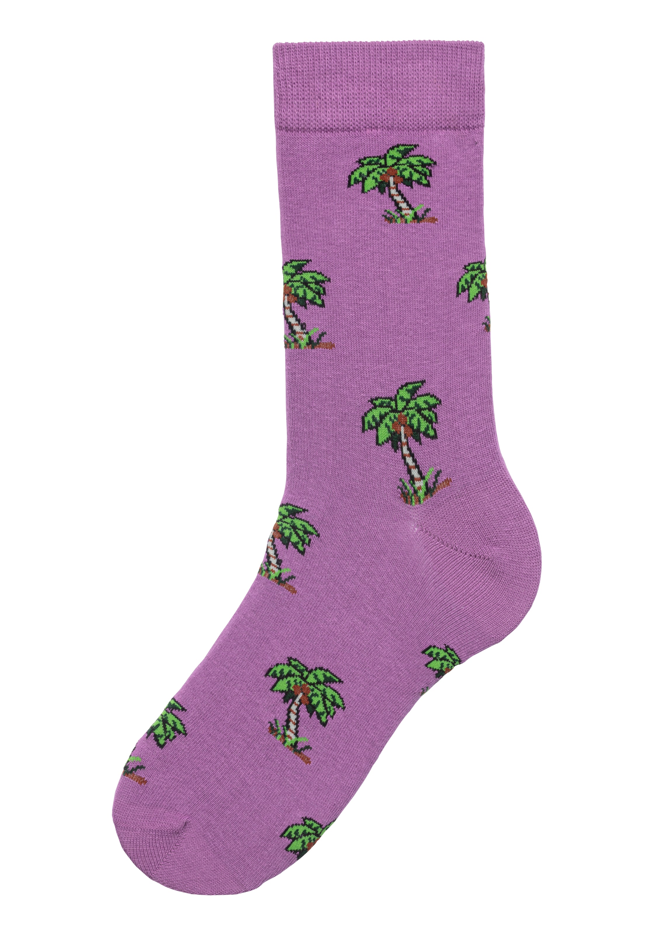 John Devin Socken, (Packung, 2 Paar), mit bunten, eingestrickten Motiven