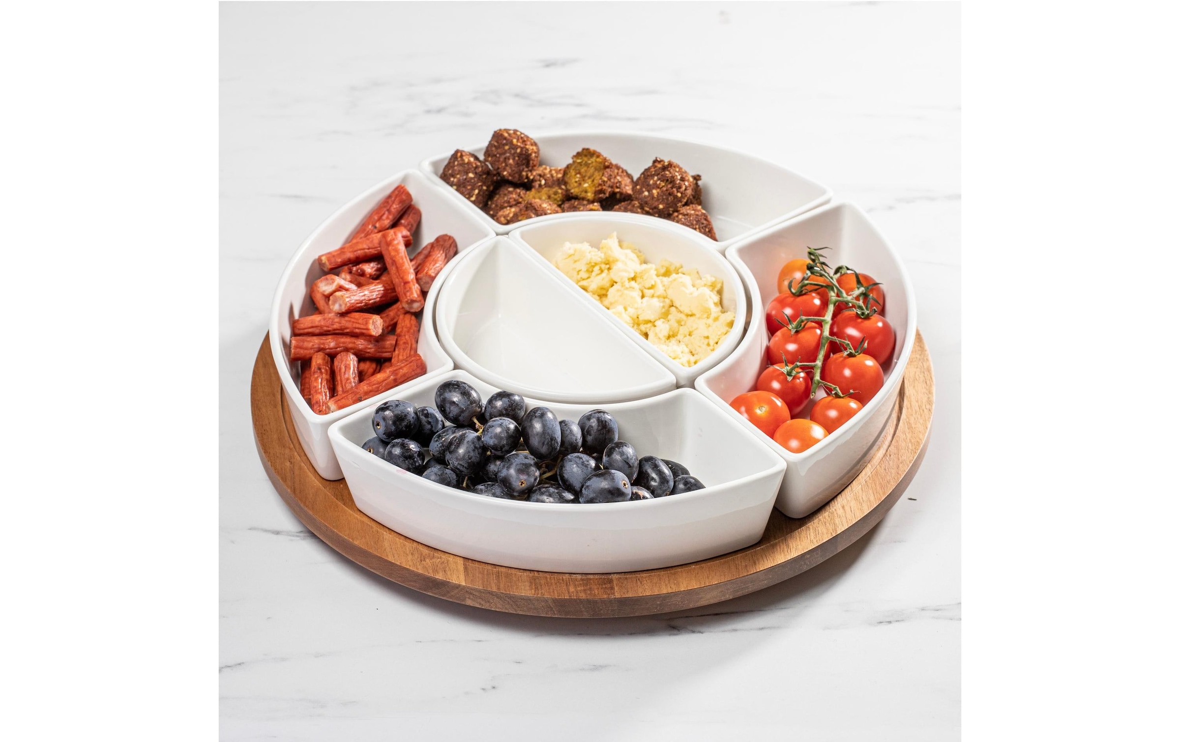 Ladelle Servierplatte »Alto Serve und Share 7-teilig, drehbar«
