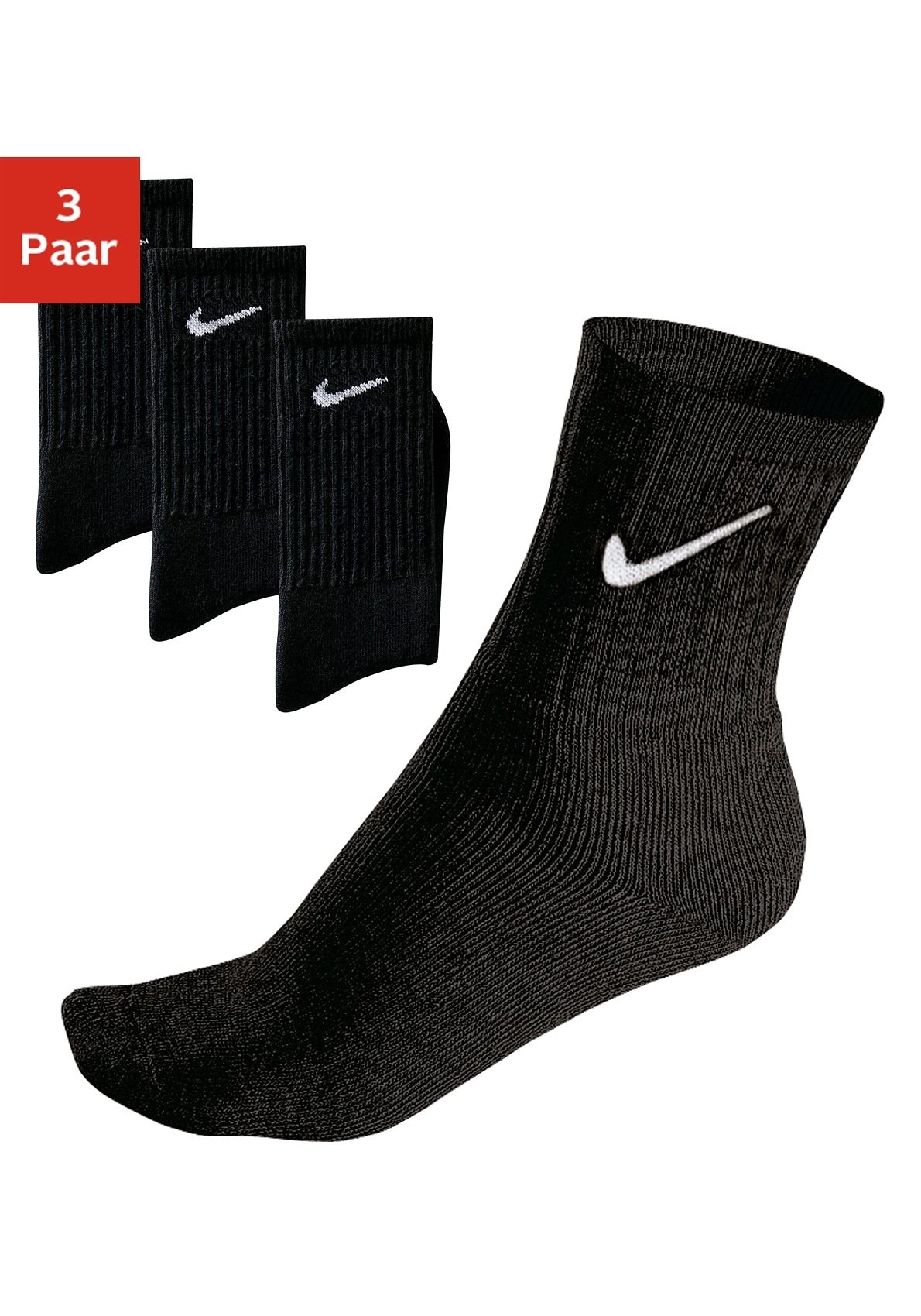 Nike Sportsocken, (3 Paar), mit Frottee