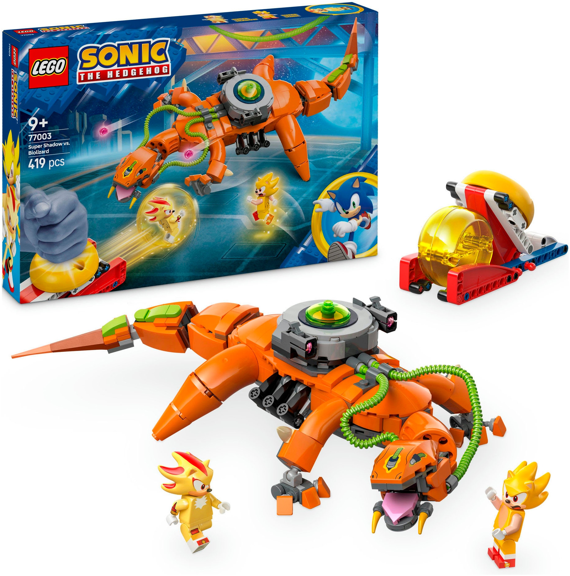 LEGO Konstruktionsspielsteine "Super Shadow vs. Biolizard (77003), LEGO Sonic" Made in Europe