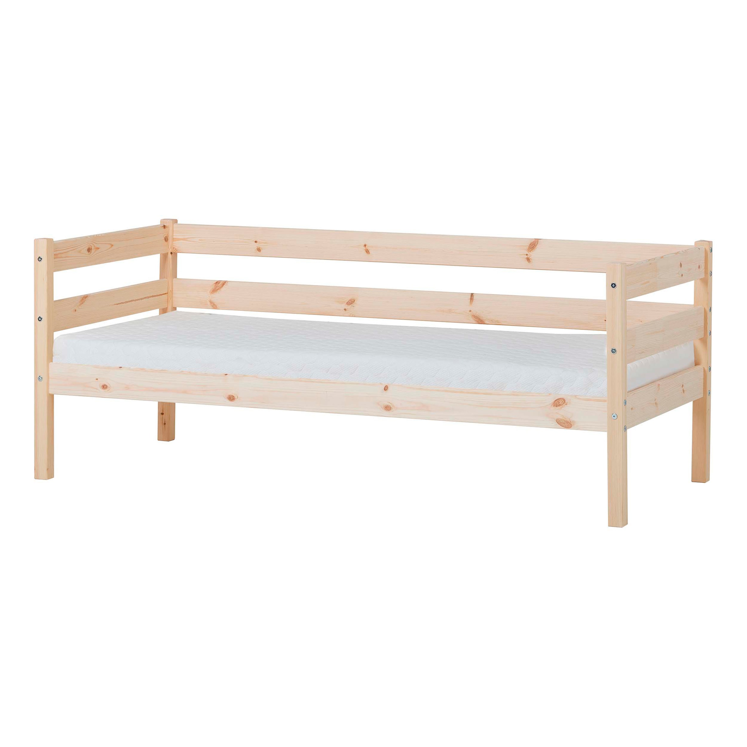 Hoppekids Einzelbett »ECO Comfort Kinderbett, Kiefer Massivholz, Jugendbett inkl. Rollrost« 70x160 cm, wahlweise in verschieden Farben/ Matratze/ Absturzsicherung