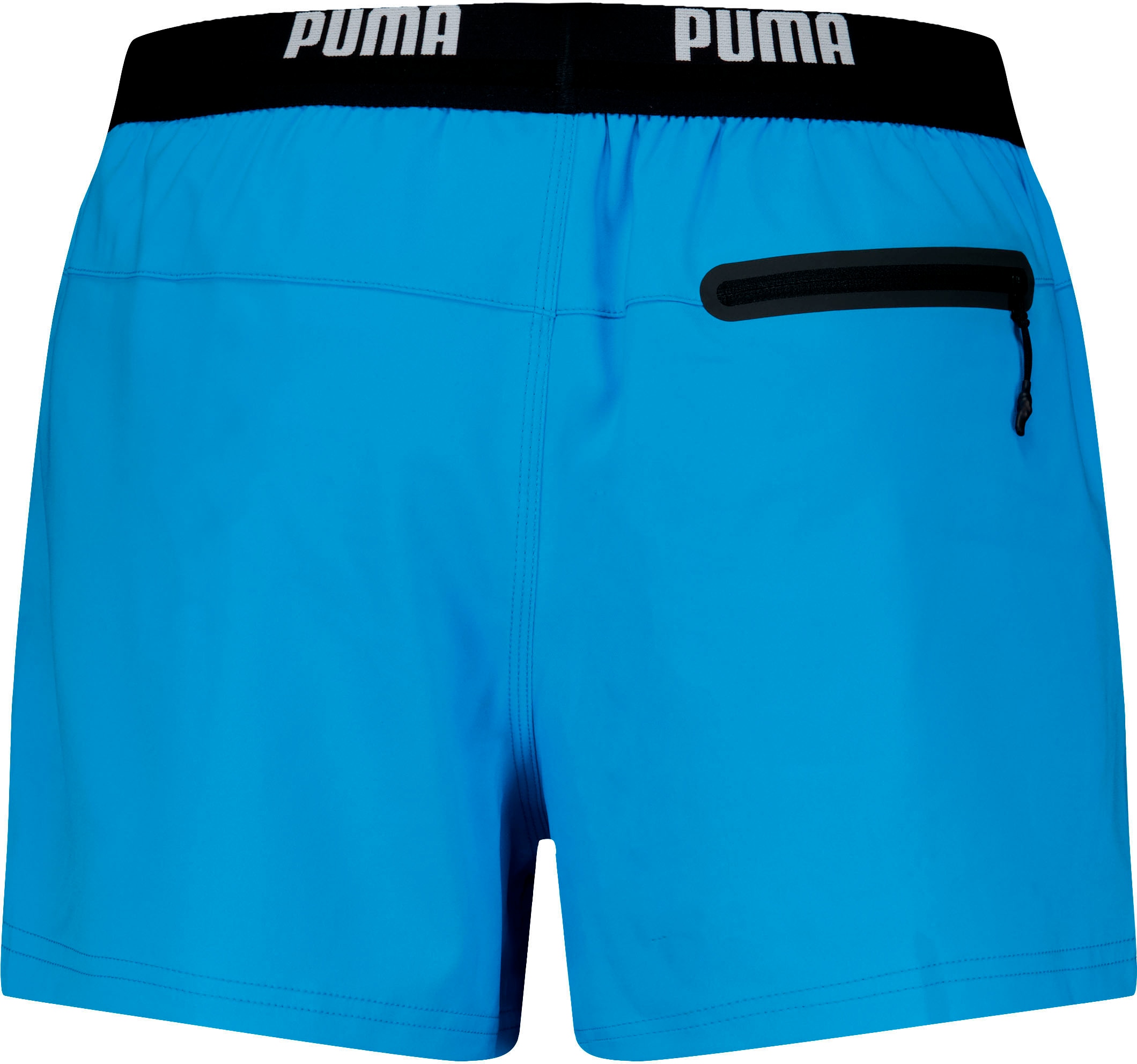 PUMA Badeshorts, mit gebondetem Reissverschluss an der Gesässtasche