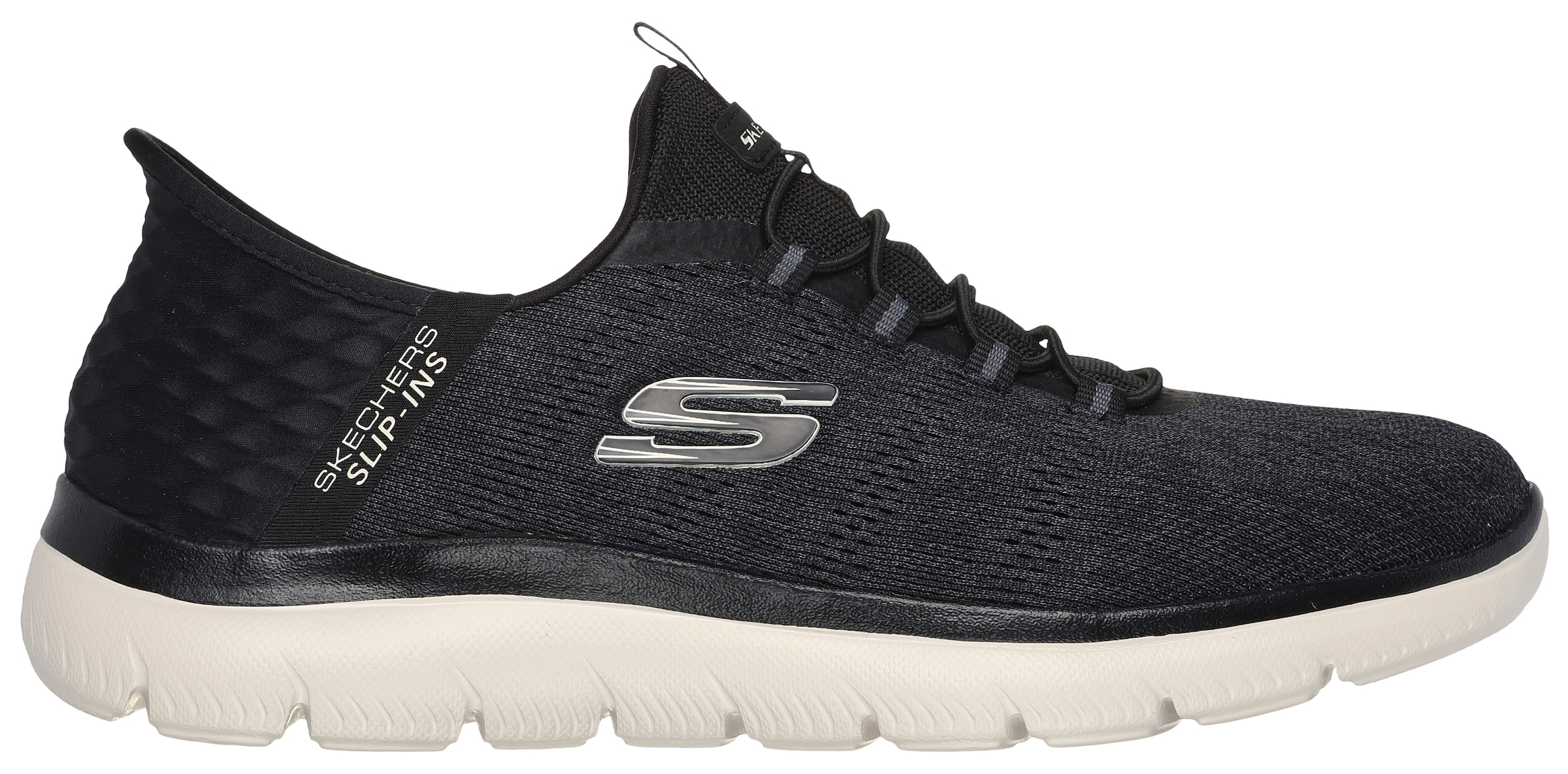 Skechers Slip-On Sneaker »SUMMITS-KEY PACE«, Slipper, Freizeitschuh, Halbschuh in veganer Verarbeitung