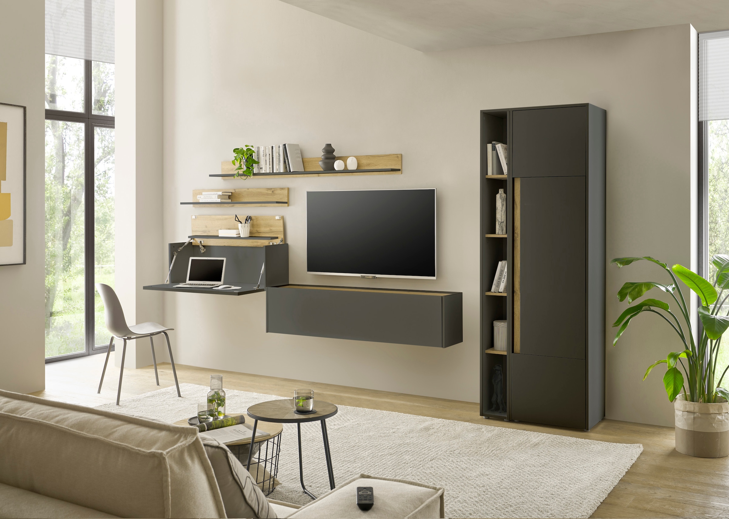 INOSIGN Büromöbel-Set »CiTY/GiRON«, (Set, 5 tlg.), Home Office