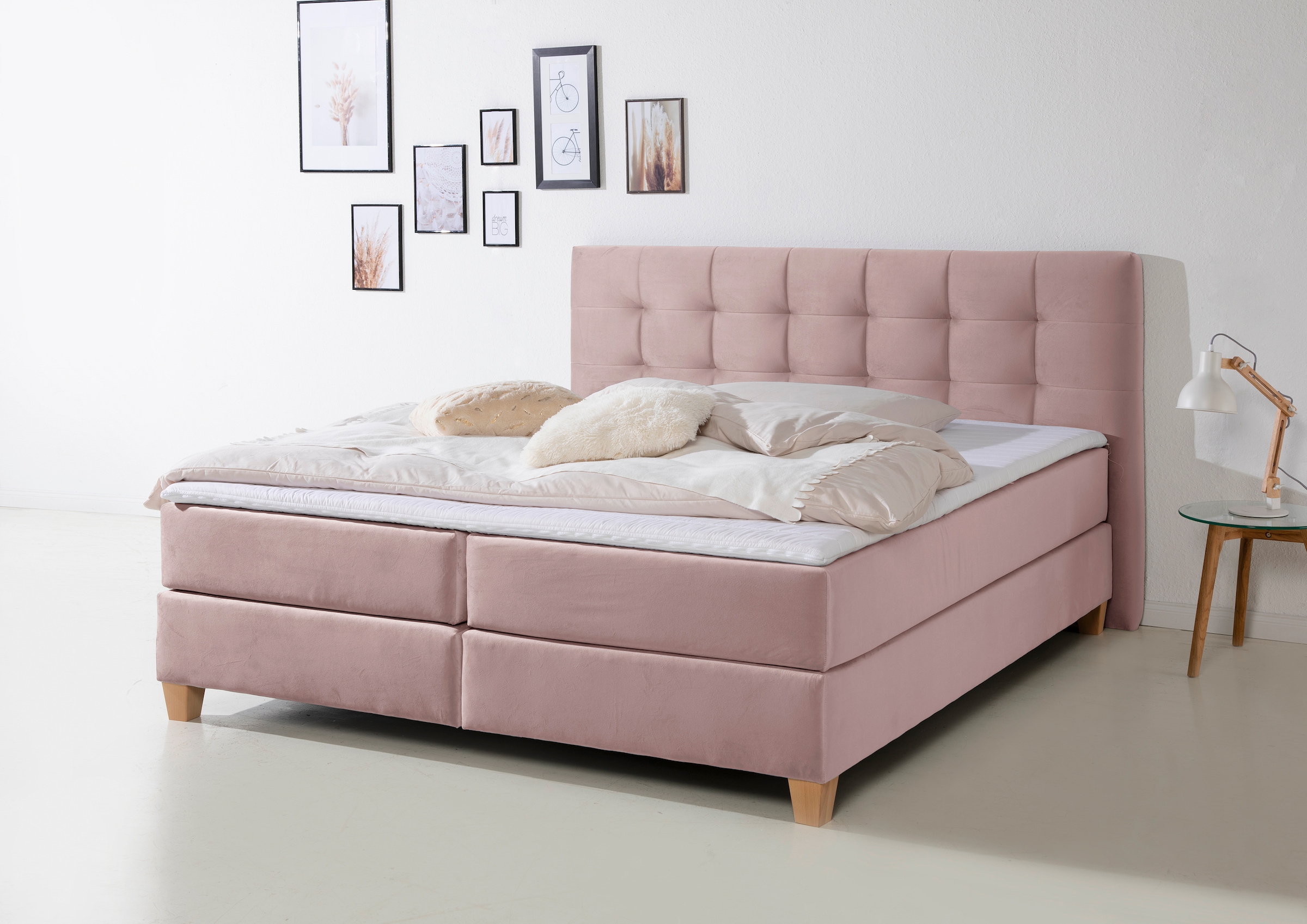 Home affaire Boxspringbett "Moulay" inkl. Topper, in 3 Härtegraden, TFK auch in Härtegrad 4