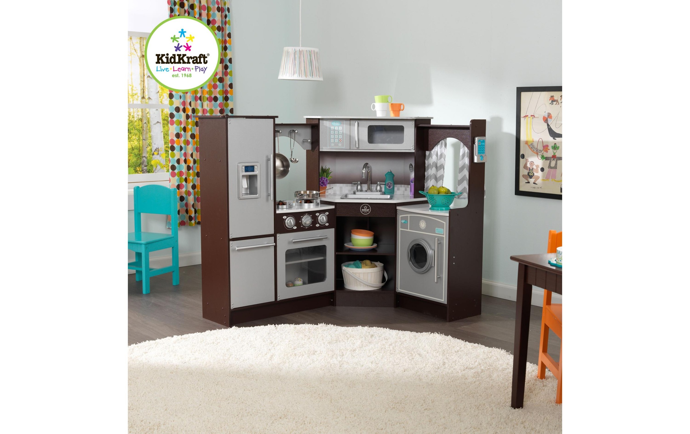 KidKraft® Spielküche »Eck-Küche Espresso«