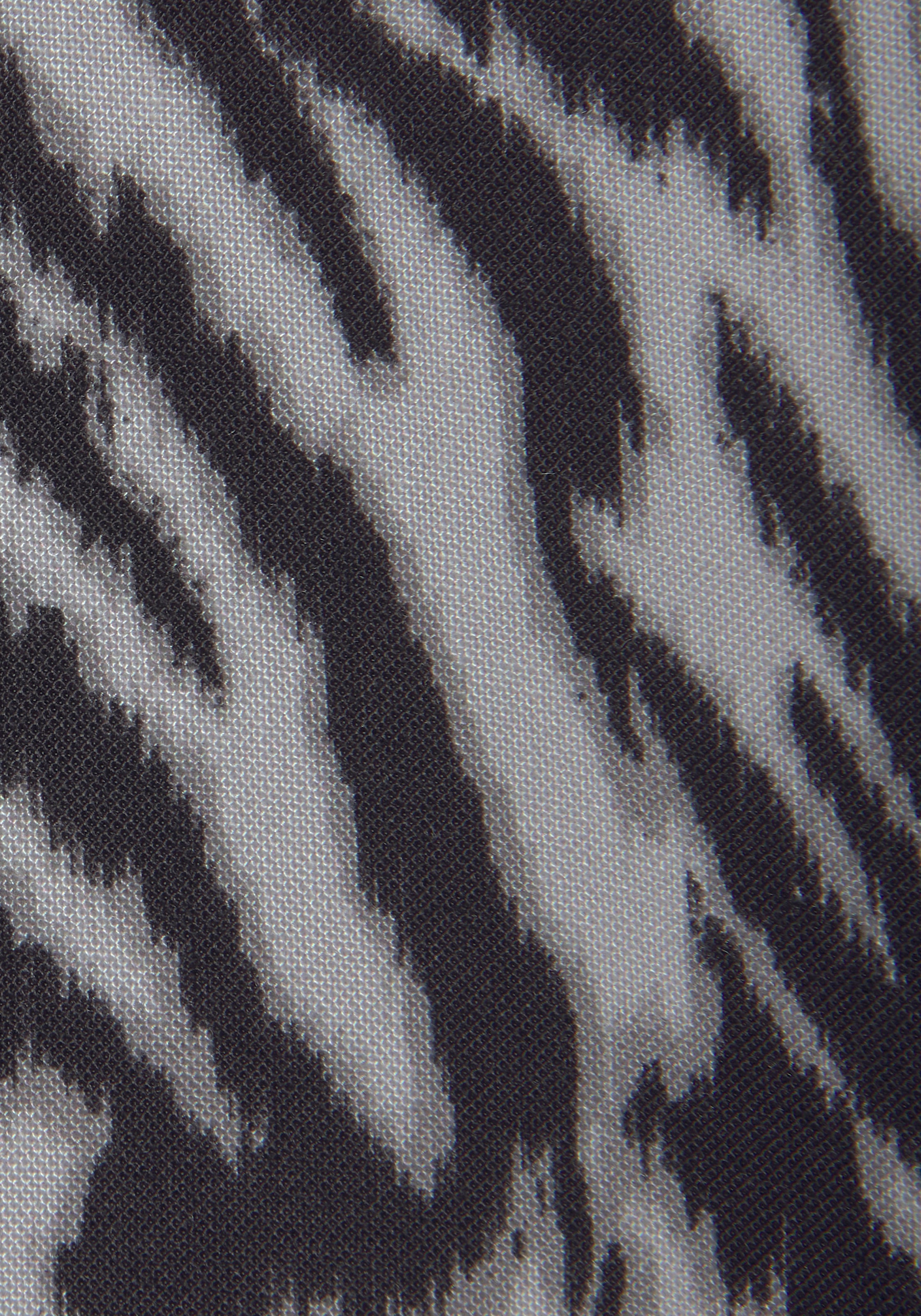 Shop mit entdecken Schlupfbluse, und im Kurzarmbluse, modischen Zebraprint sommerlich Jelmoli-Online LASCANA ❤ Knöpfen,