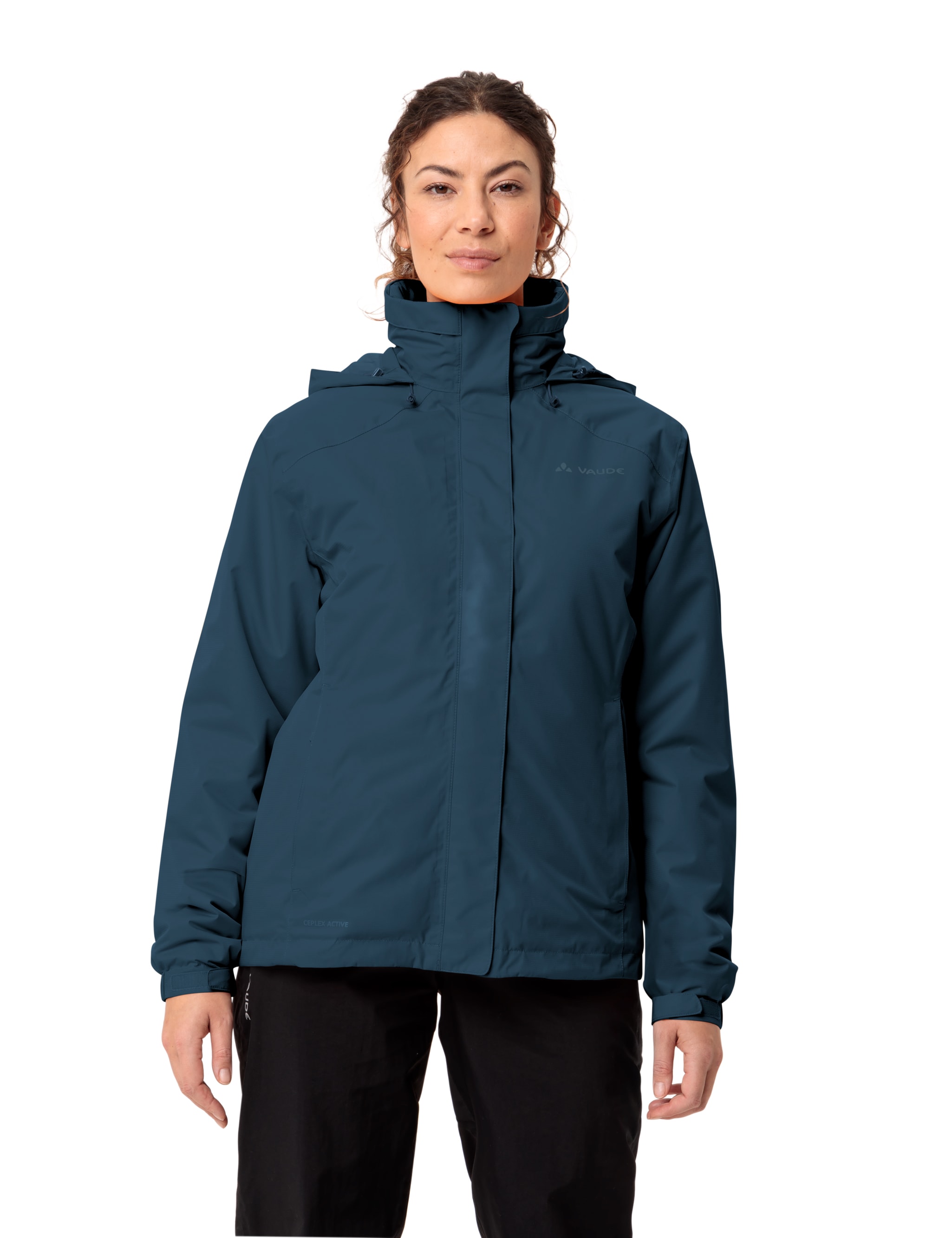 VAUDE Fahrradjacke »WOMEN'S ESCAPE BIKE WARM JACKET« 1 Stk. tlg. mit Kapuze Wasserdicht, winddicht und atmungsaktiv