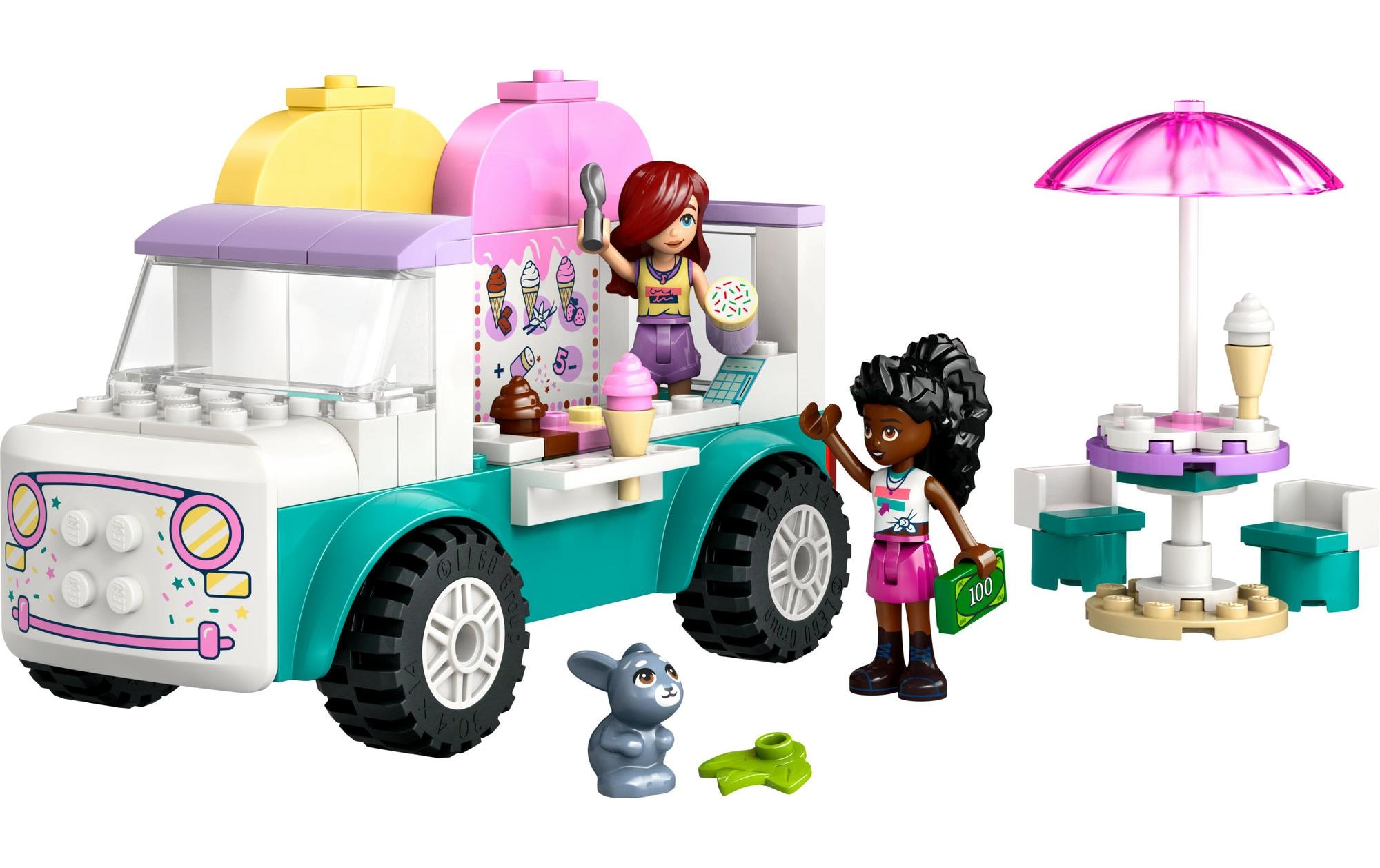 LEGO® Spielbausteine »Friends Heartlake City Eiswagen 42644«, (92 St.)