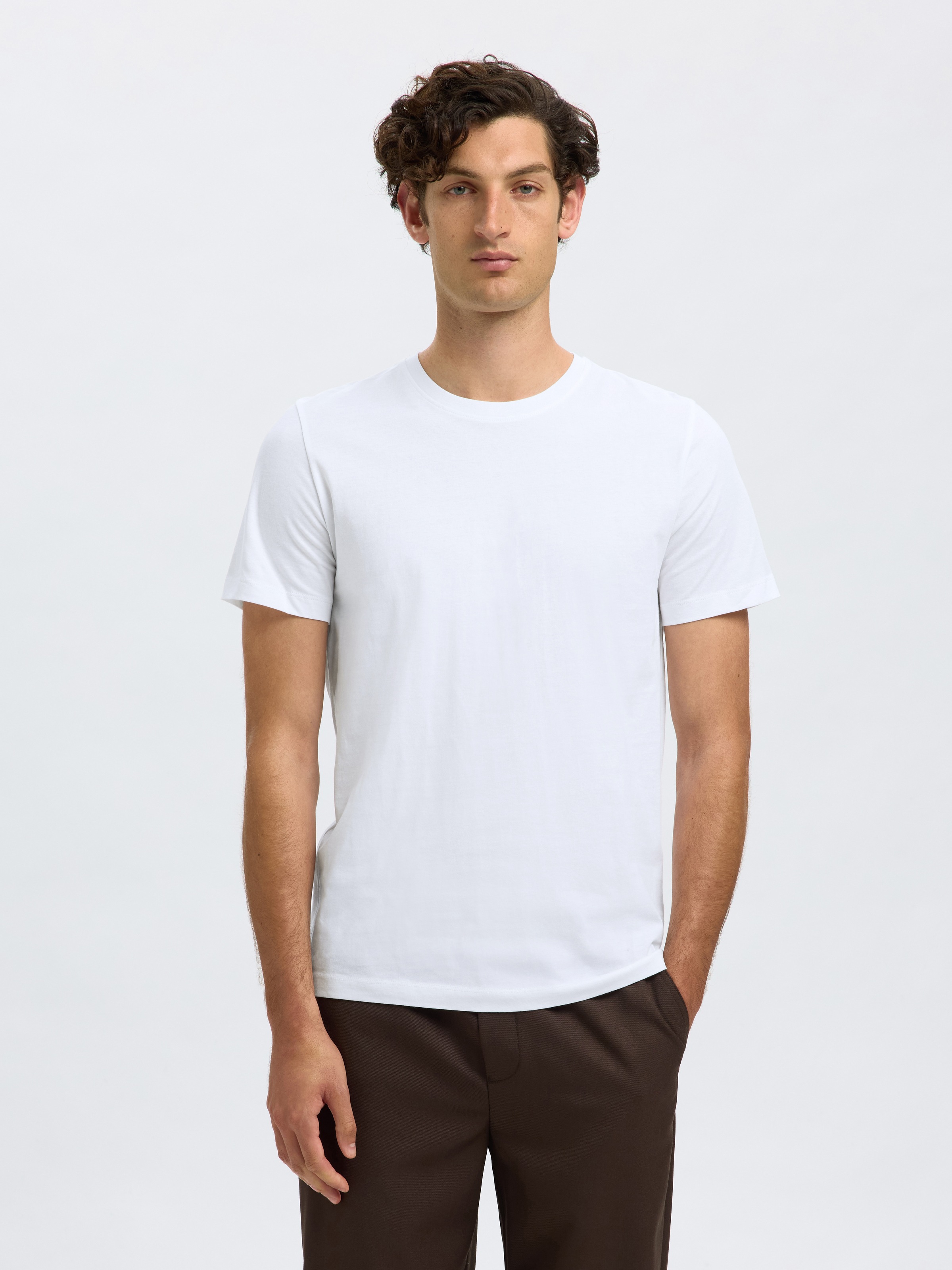 SELECTED HOMME Rundhalsshirt »SLHCORMAC SS O-NECK TEE 5 PACK NOOS«, (Packung, 5 tlg.)