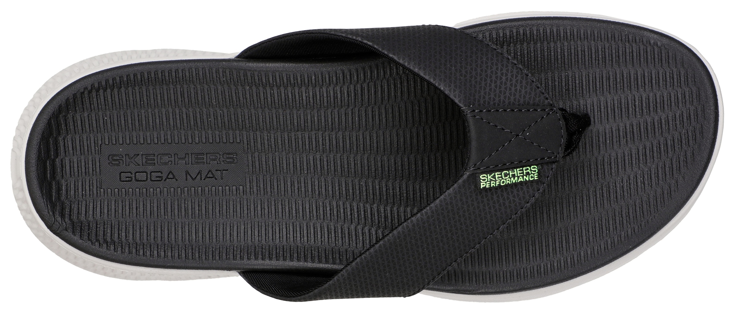 Skechers Zehentrenner »GO CONSISTENT SANDAL-SYNTHWAVE«, Sommerschuh, Schlappen, Poolslides, Badeschuh, mit Goga-Mat