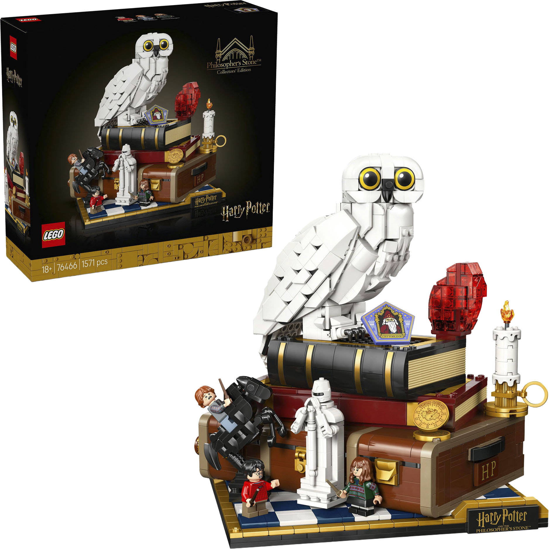 LEGO Konstruktionsspielsteine "Stein der Weisen – Sammleredition (76466), LEGO Harry Potter"