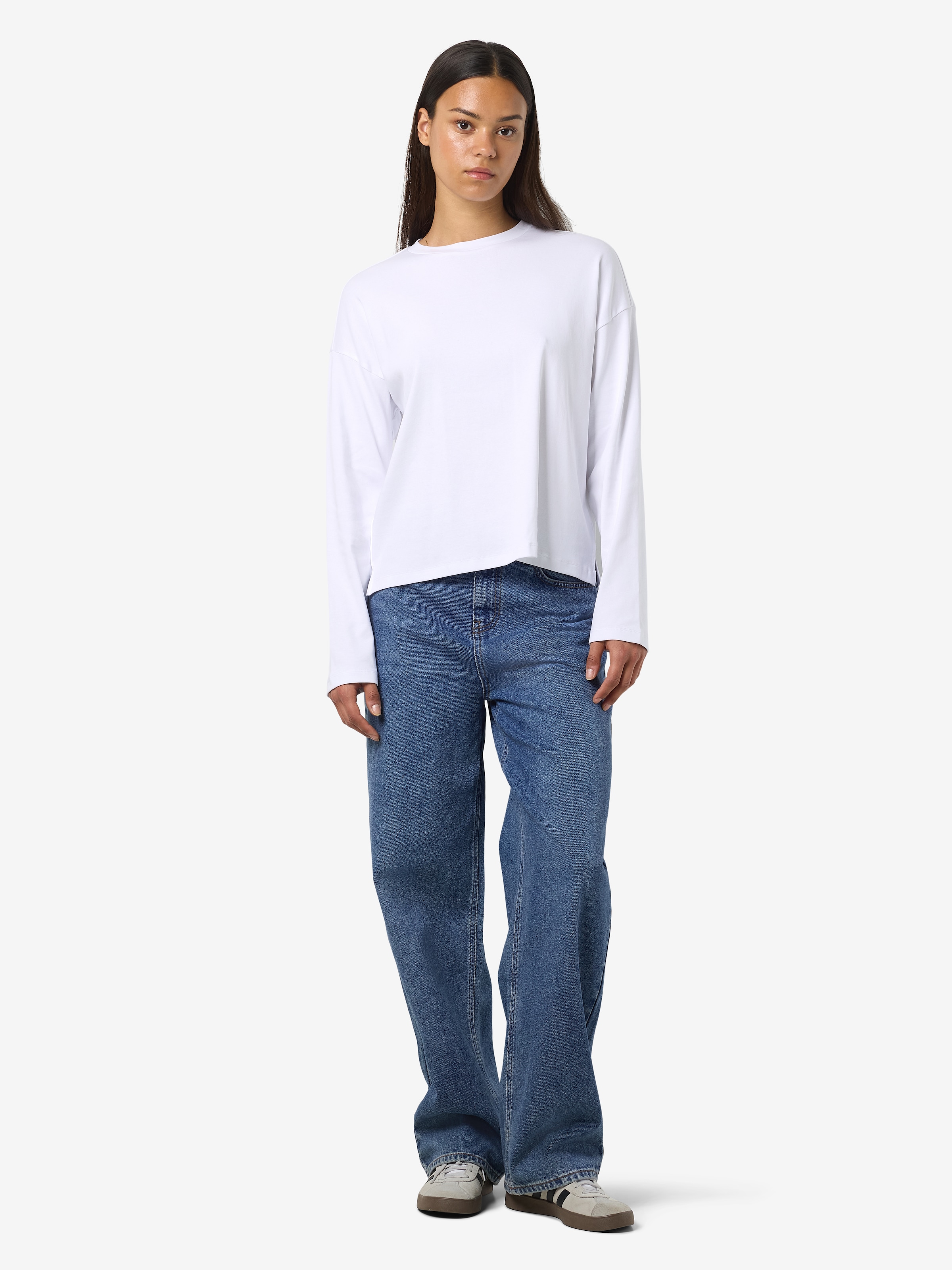 Noisy may Langarmshirt »NMMOCCA L/S REGULAR FIT TOP JRS FWD NOOS«