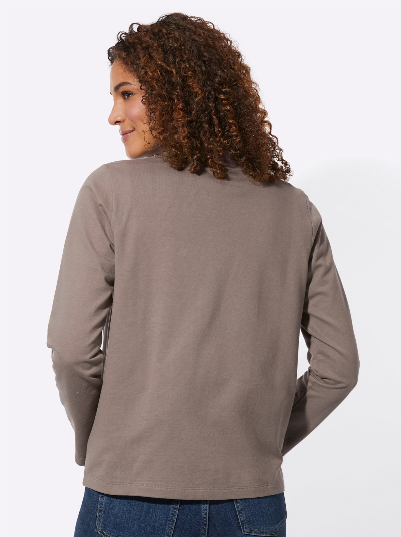 Casual Looks Shirtjacke »Sweatjacke«, (1 tlg.)
