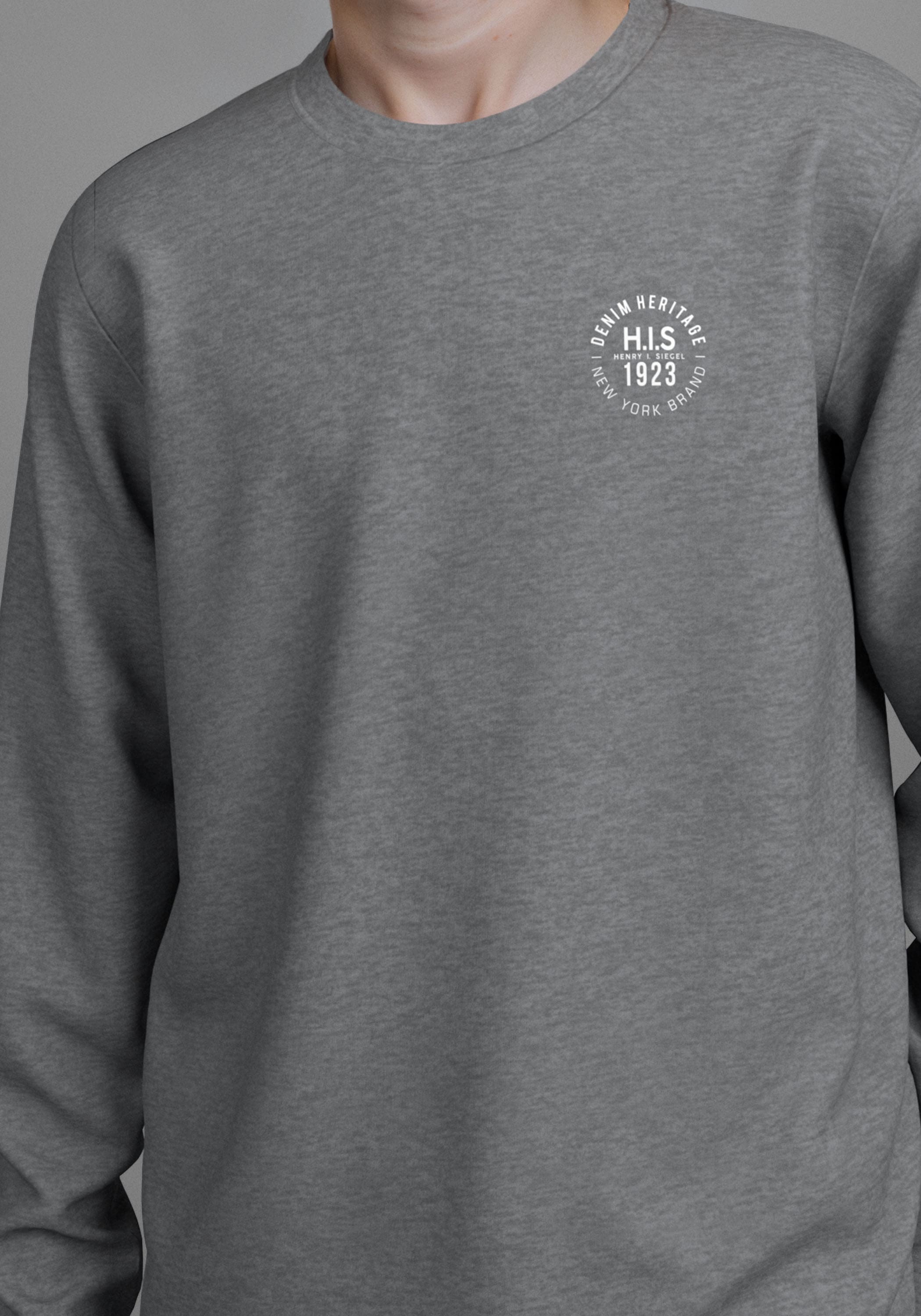 H.I.S Langarmshirt »2er Pack Shirts mit Logoprint«, (Packung, 2 tlg., 2), NEU: HIS für TEENS! 2er Pack Shirts