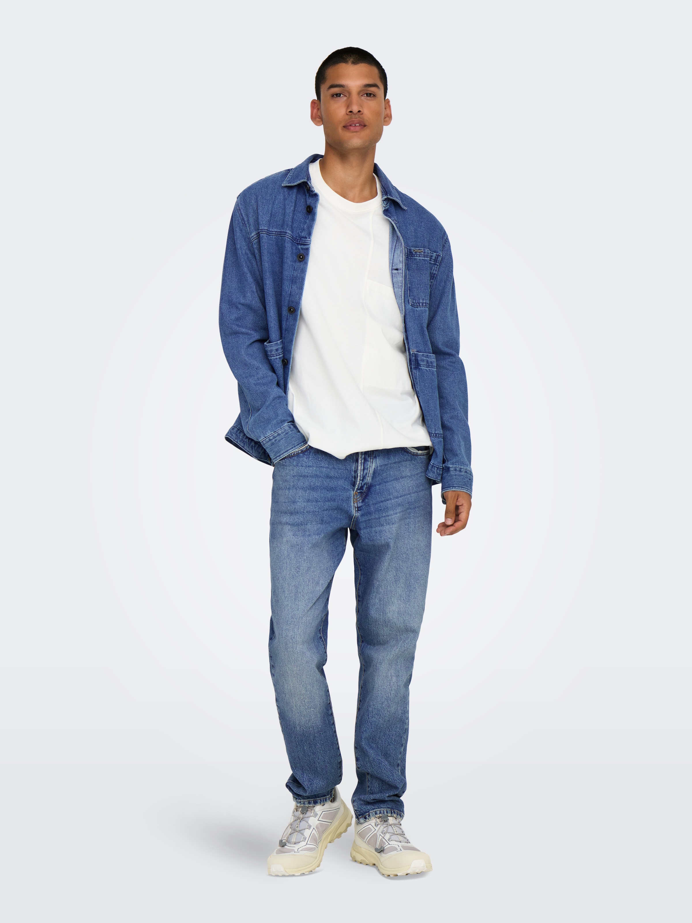 ONLY & SONS Tapered-fit-Jeans »ONSYOKE TAPERED MB 9360 DOT DNM NOOS«