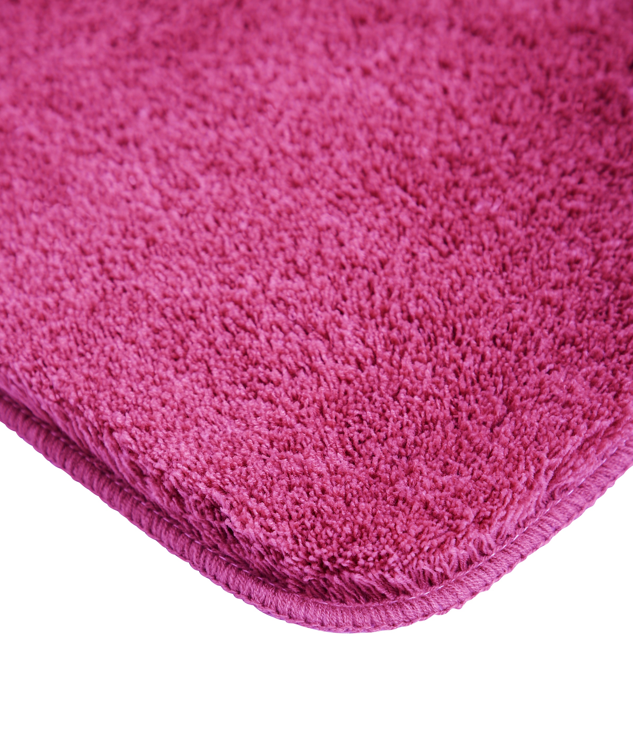 my home Badematte »Merida, Badvorleger, Badezimmer Teppich«, rutschhemmend beschichtet, fussbodenheizungsgeeignet-schnell trocknend-strapazierfähig, Badteppich, Uni Farben, rechteckig, rund & als 2-tlg. Set erhältlich