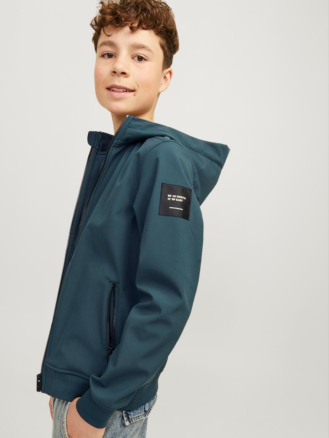 Jack & Jones Junior Softshelljacke »JJEBASIC SOFTSHELL HOOD SN JNR«, mit Kapuze