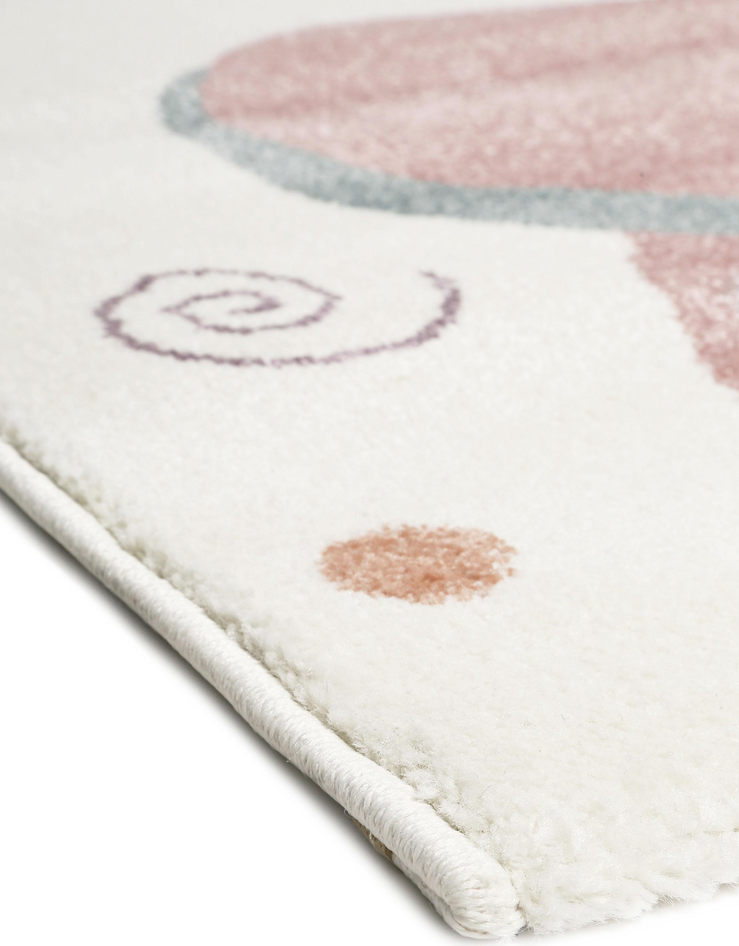 Esprit Kinderteppich »Sunny Unicorn ESP-21974«, rechteckig, 13 mm Höhe, Einhorn, Schloss, Motiv, Kurzflor
