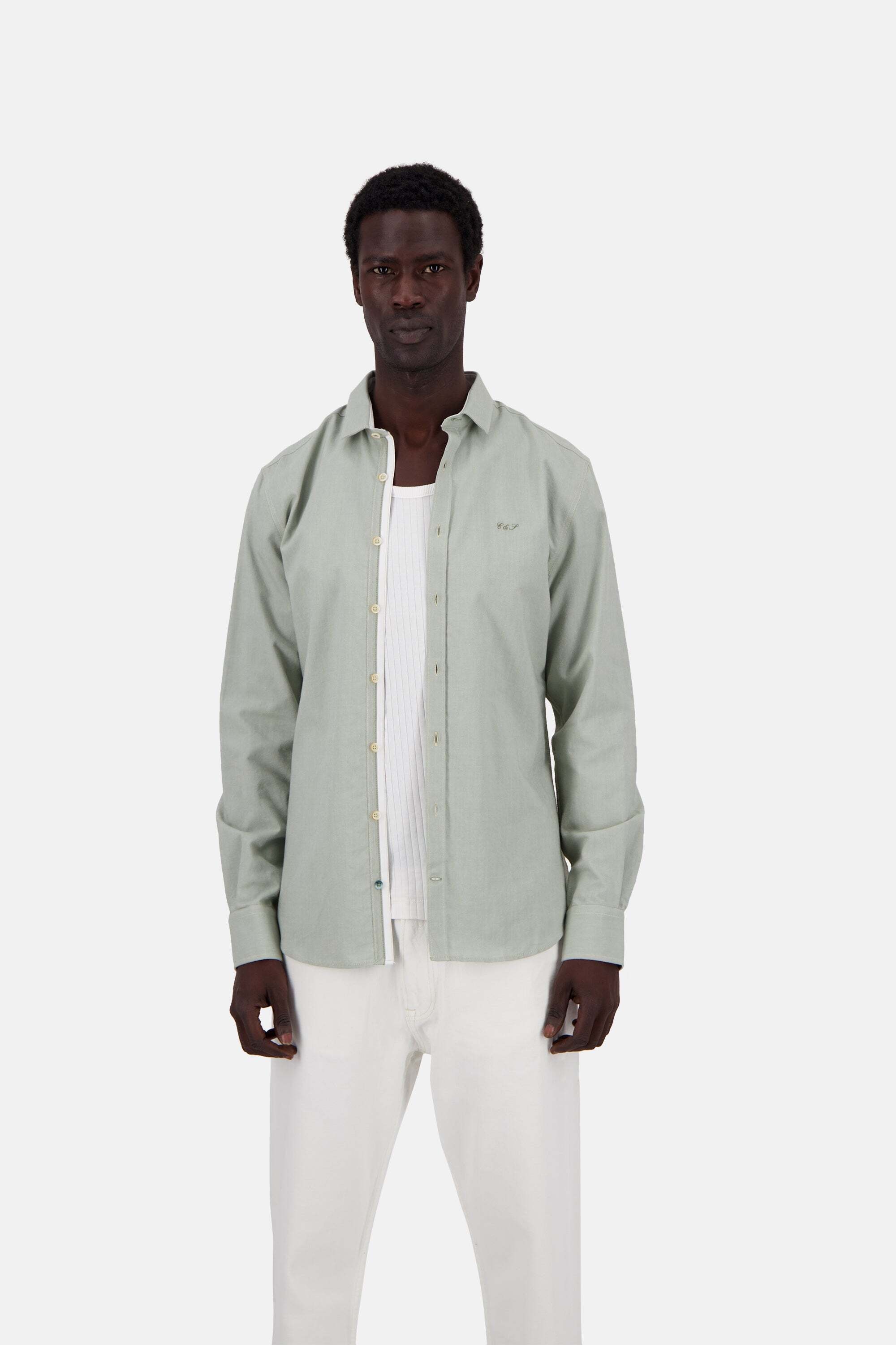 colours & sons Langarmhemd »colours & sons Langarmhemd Shirt-Soft Oxford«