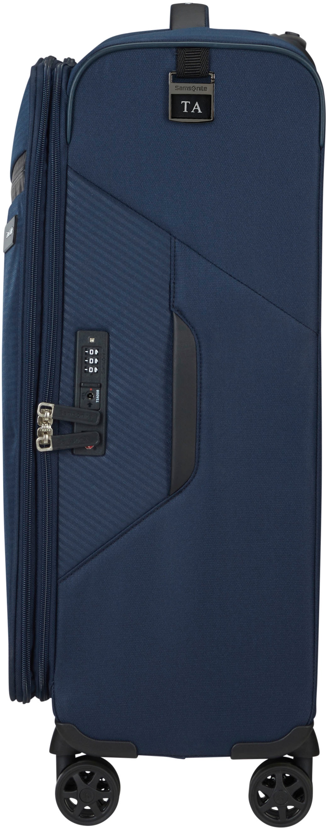 Samsonite Weichgepäck-Trolley »LITEBEAM, verschiedene Grössen und Farben«, 4 Rollen, Reisekoffer Aufgabegepäck Trolley Volumenerweiterung bei M/L