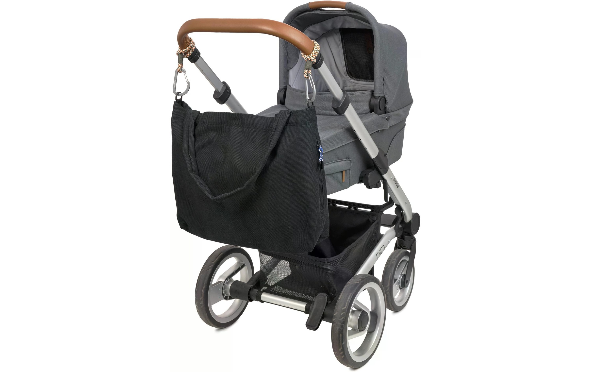 LÄSSIG Wickeltasche »Mix Shopper Cord Schwarz«