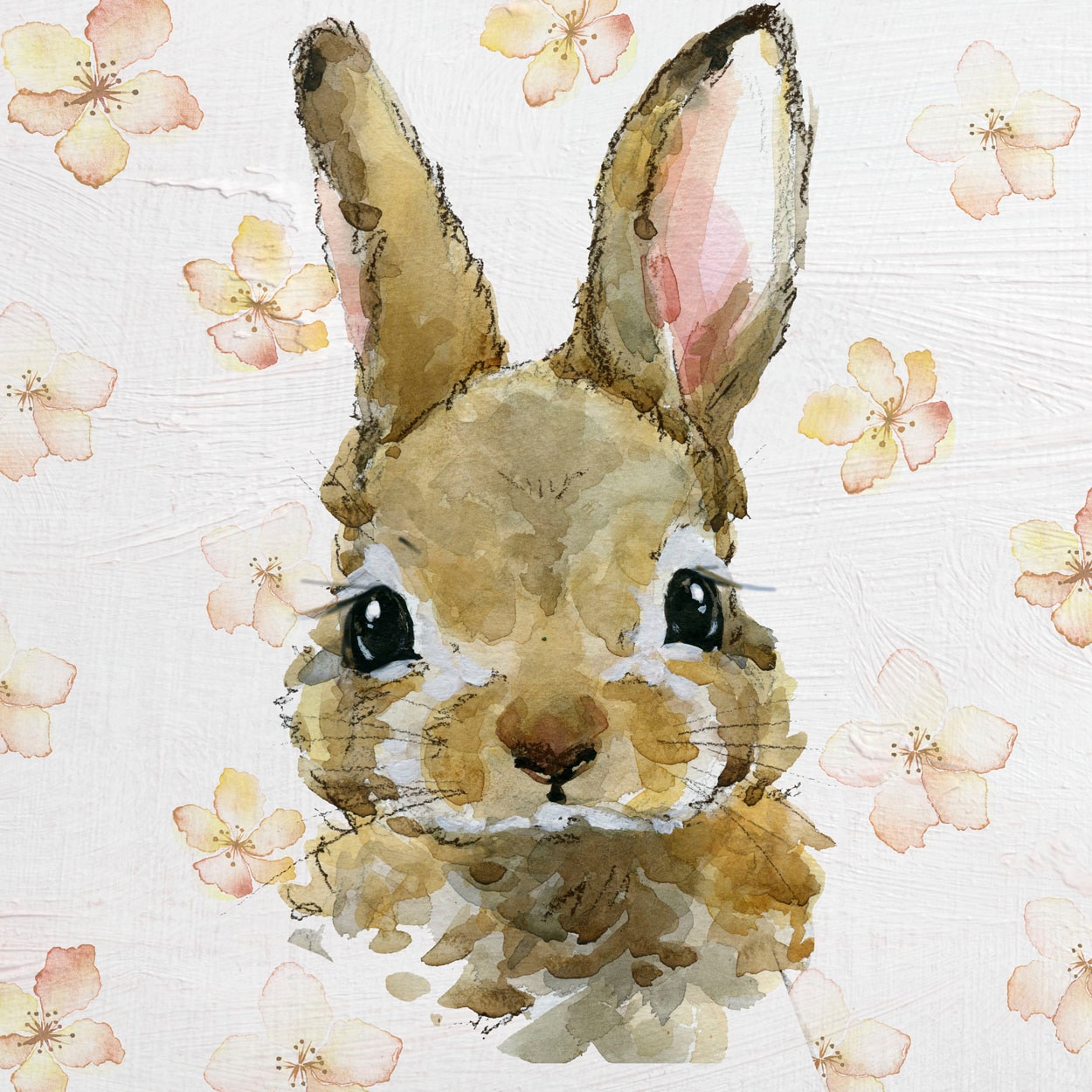 queence Leinwandbild »Addax«, Hase-Hasen, (1 St.), Premium-Leinwandstoff, Handarbeit aus Deutschland