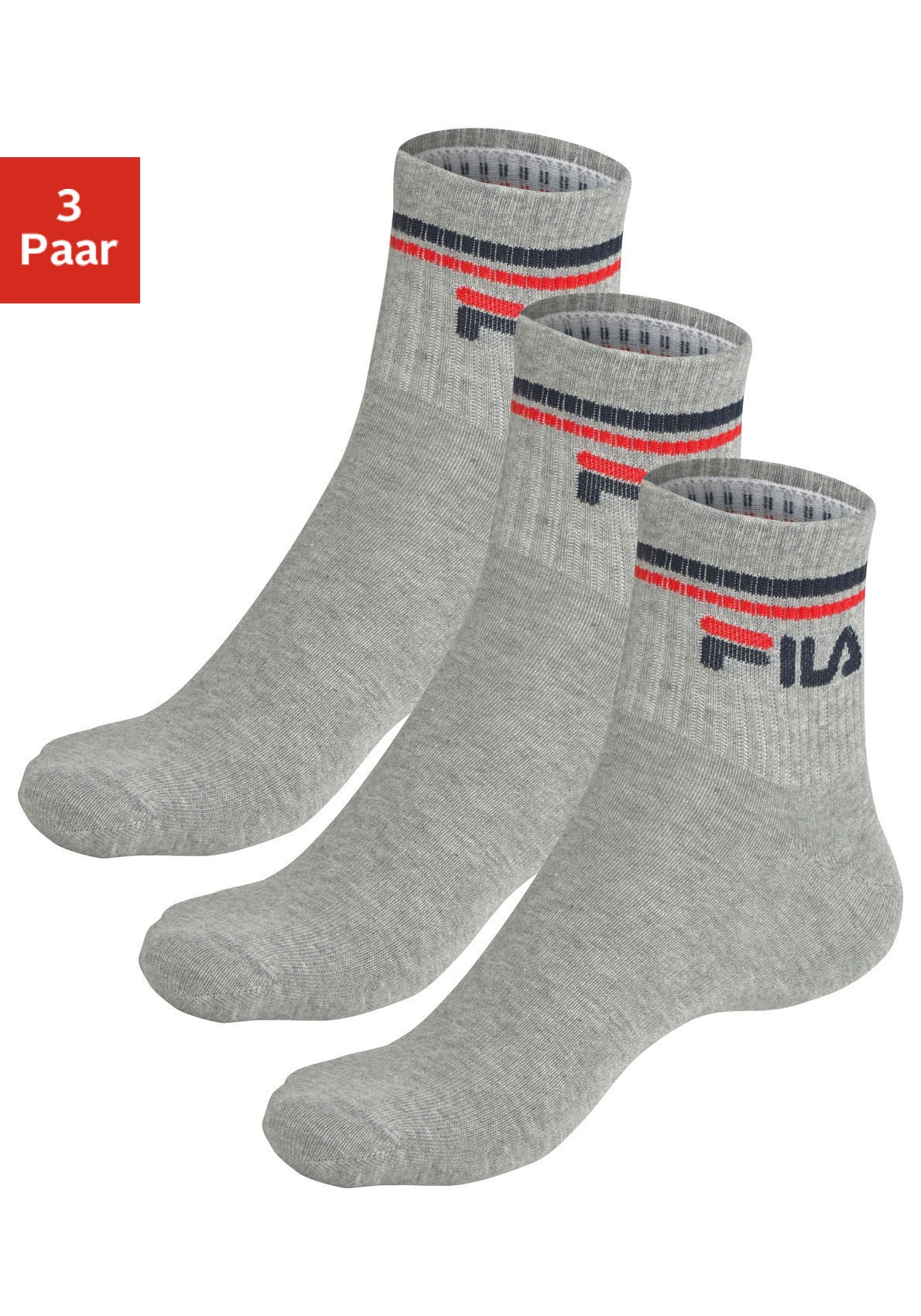 Fila Kurzsocken 3 Paar tlg.
