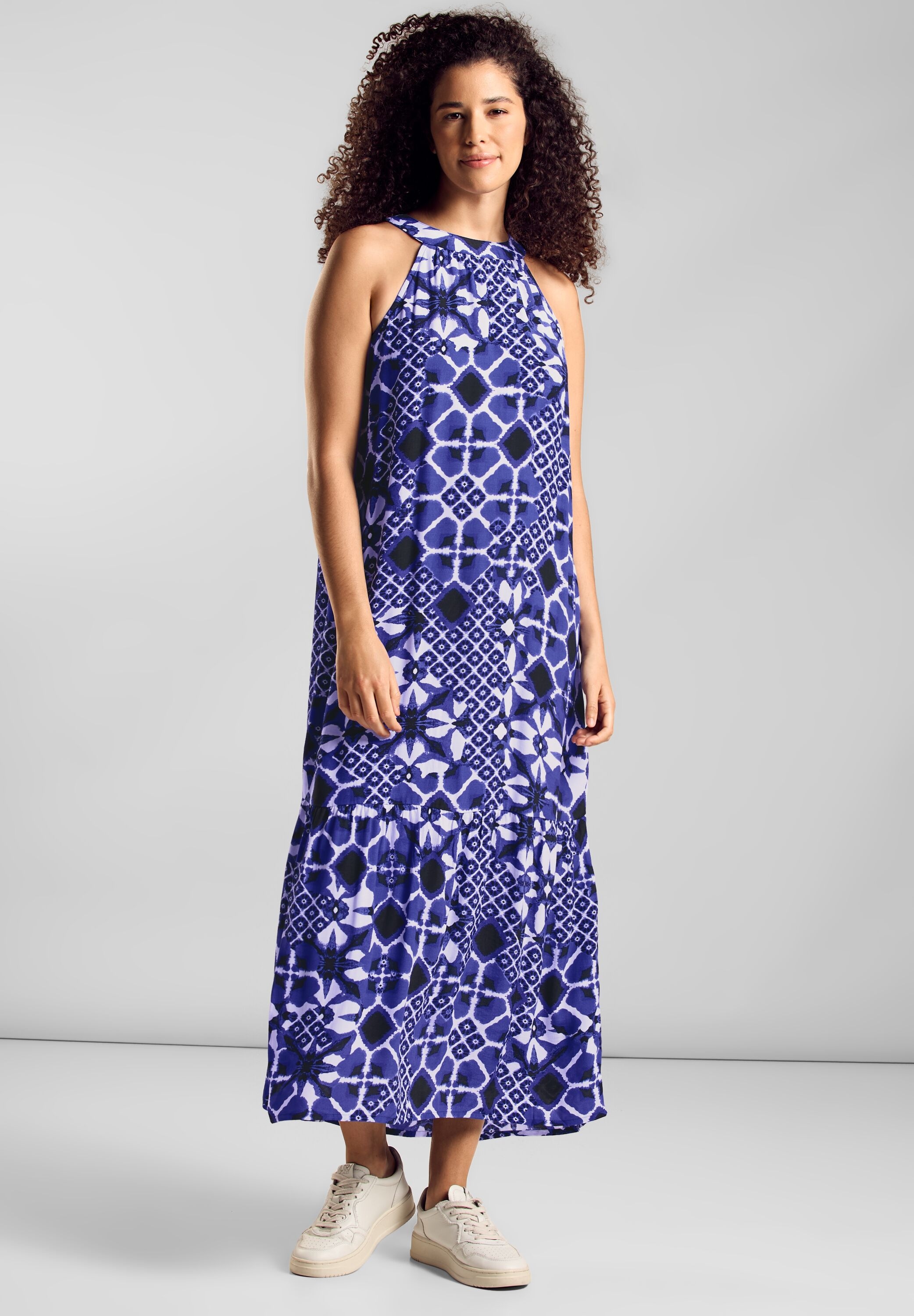 STREET ONE Sommerkleid Ohne Taschen mit All-Over Print