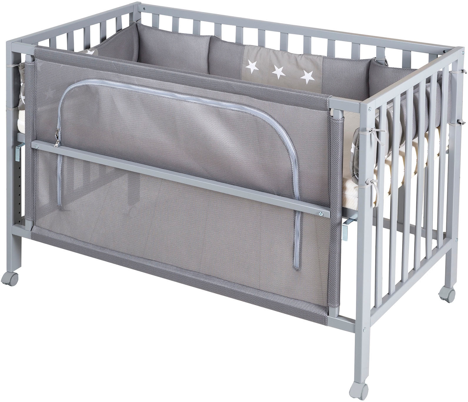 roba® Babybett »Room Bed, safe asleep®, Little Stars«, (4 tlg.)