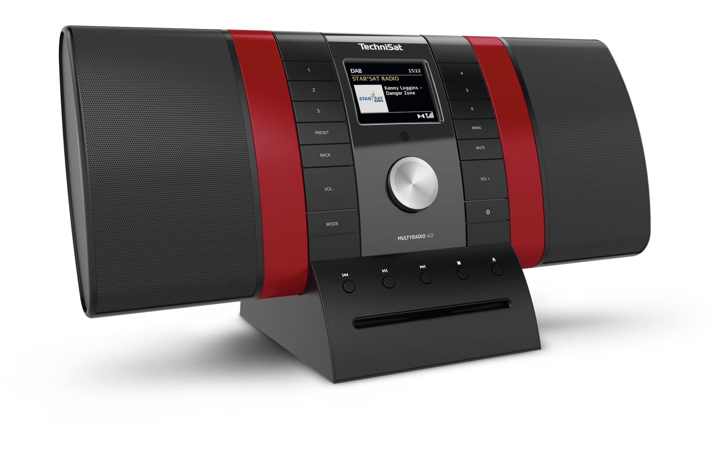 TechniSat Digitalradio (DAB+) »MultyRadio 4.0«, App, CD-Player, Display, Equalizer, Fernbedienung, Senderspeicher