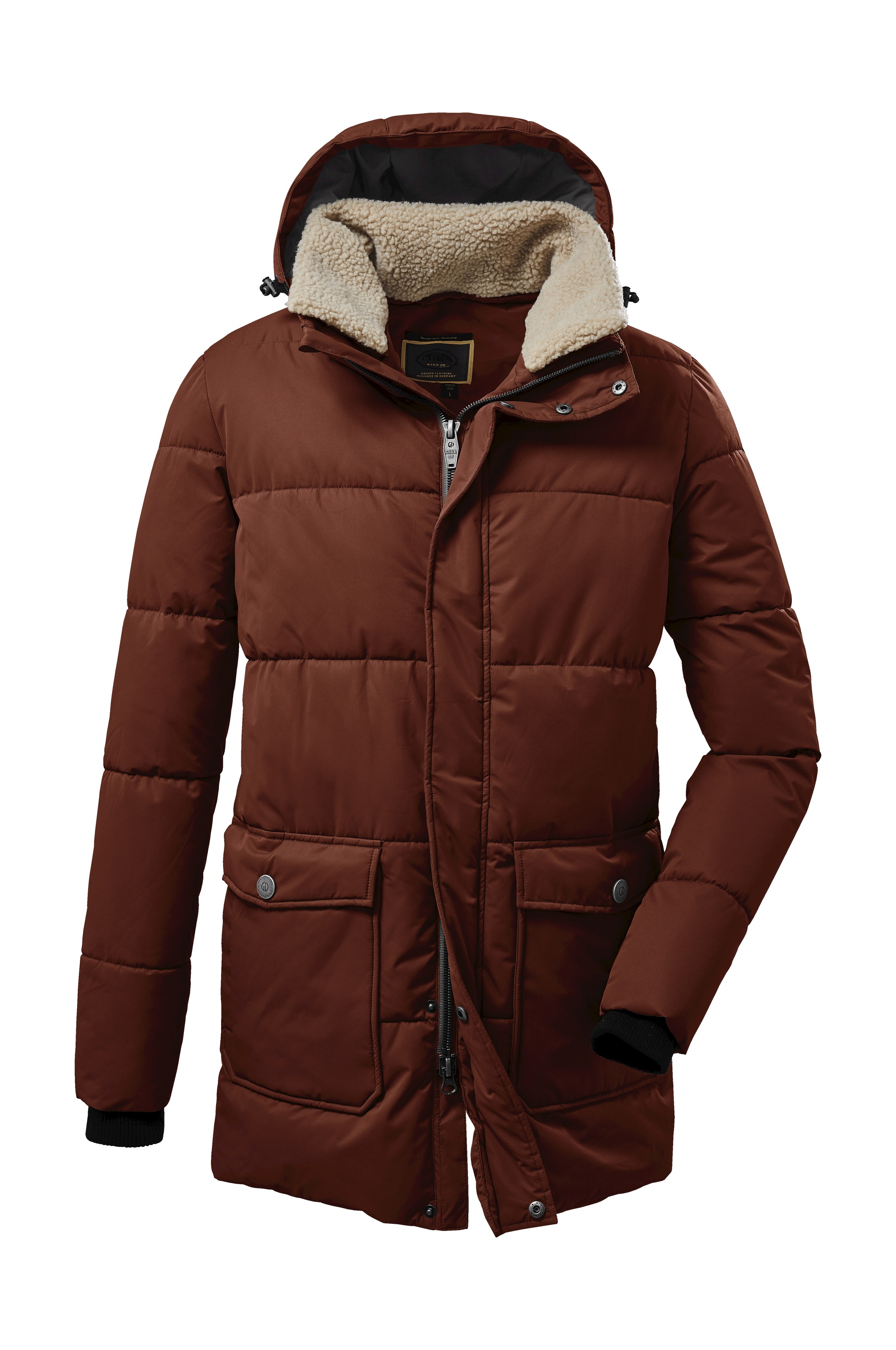 G.I.G.A. DX by killtec Steppmantel »GW 46 MN QLTD PRK« Gefütterte Steppjacke mit abnehmbarer Kapuze, 8.000 mm Wassersäule