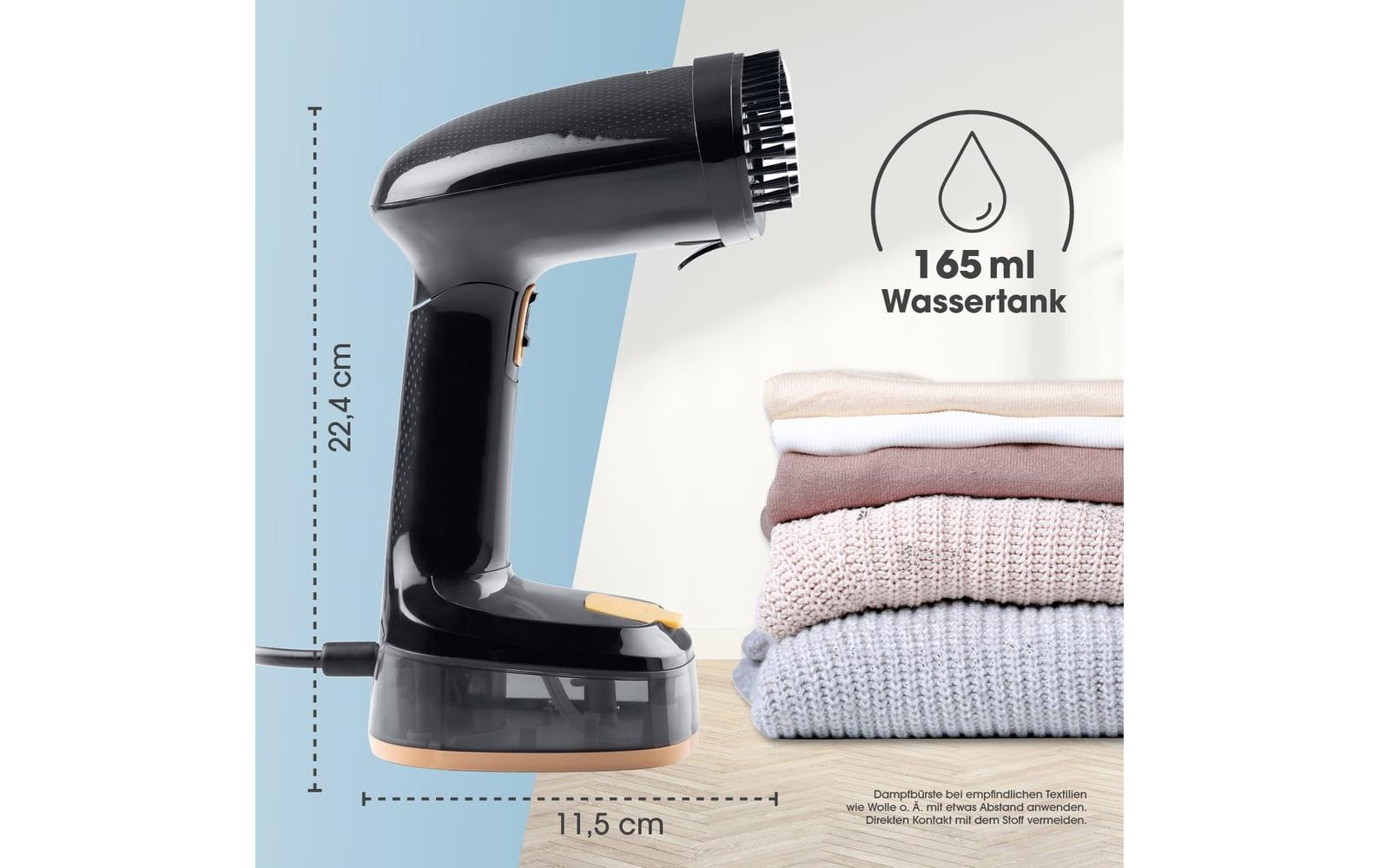 CLEANmaxx Dampfbürste »2-in-1 – 1600W 165 ml Tank 1600 W«, 1600 W