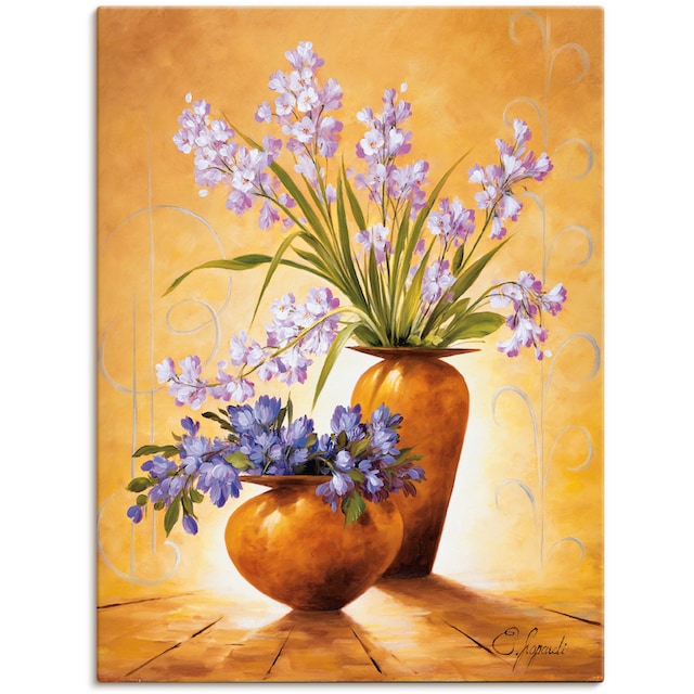 Artland Wandbild »Italienische Blumen IV«, Vasen & Töpfe, (1 St.), als  Alubild, Leinwandbild, Wandaufkleber oder Poster in versch. Grössen online  shoppen | Jelmoli-Versand