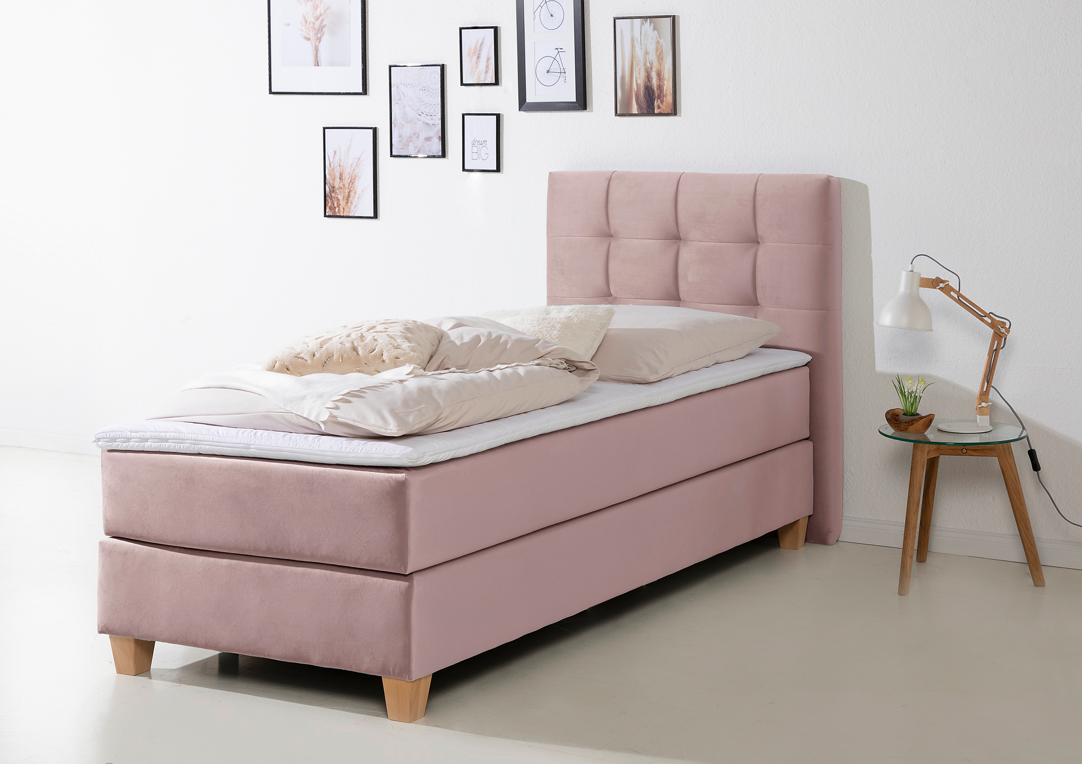 Home affaire Boxspringbett "Moulay" inkl. Topper, in 3 Härtegraden, TFK auch in Härtegrad 4