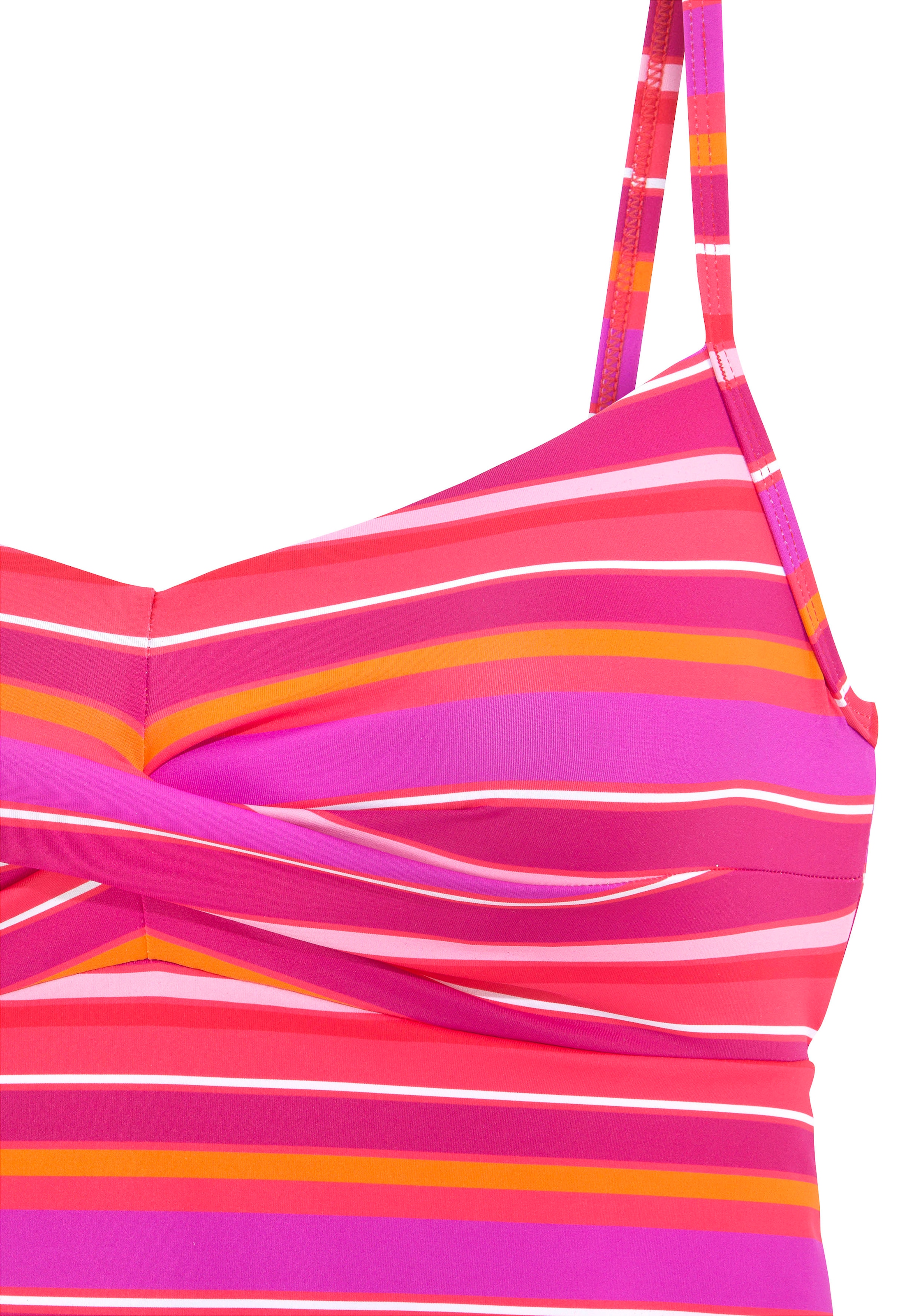 s.Oliver Bügel-Tankini-Top »Fun«, im trendigen Streifen-Design