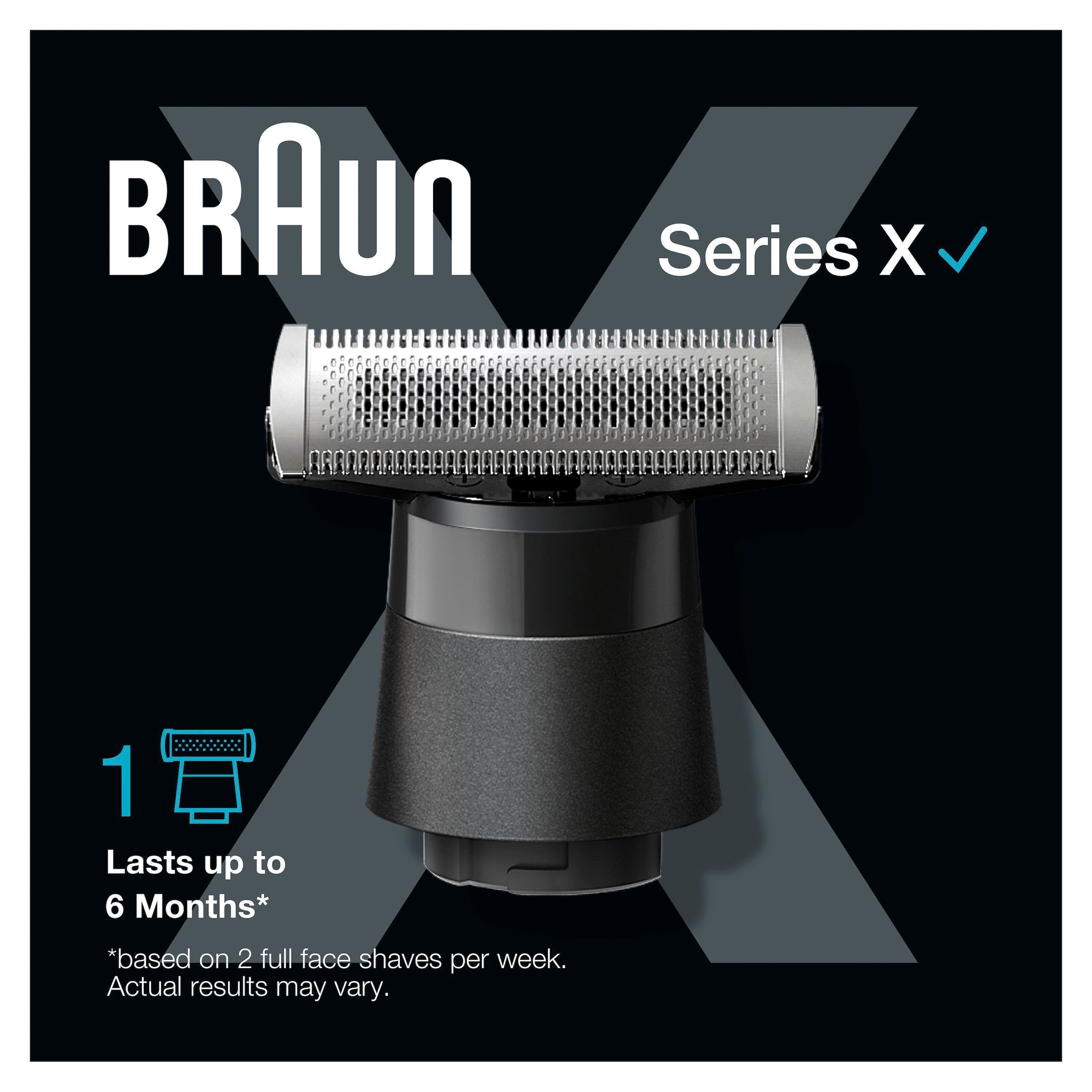 Braun Ersatzscherteil »Series X XT20« 4D-Metallklinge